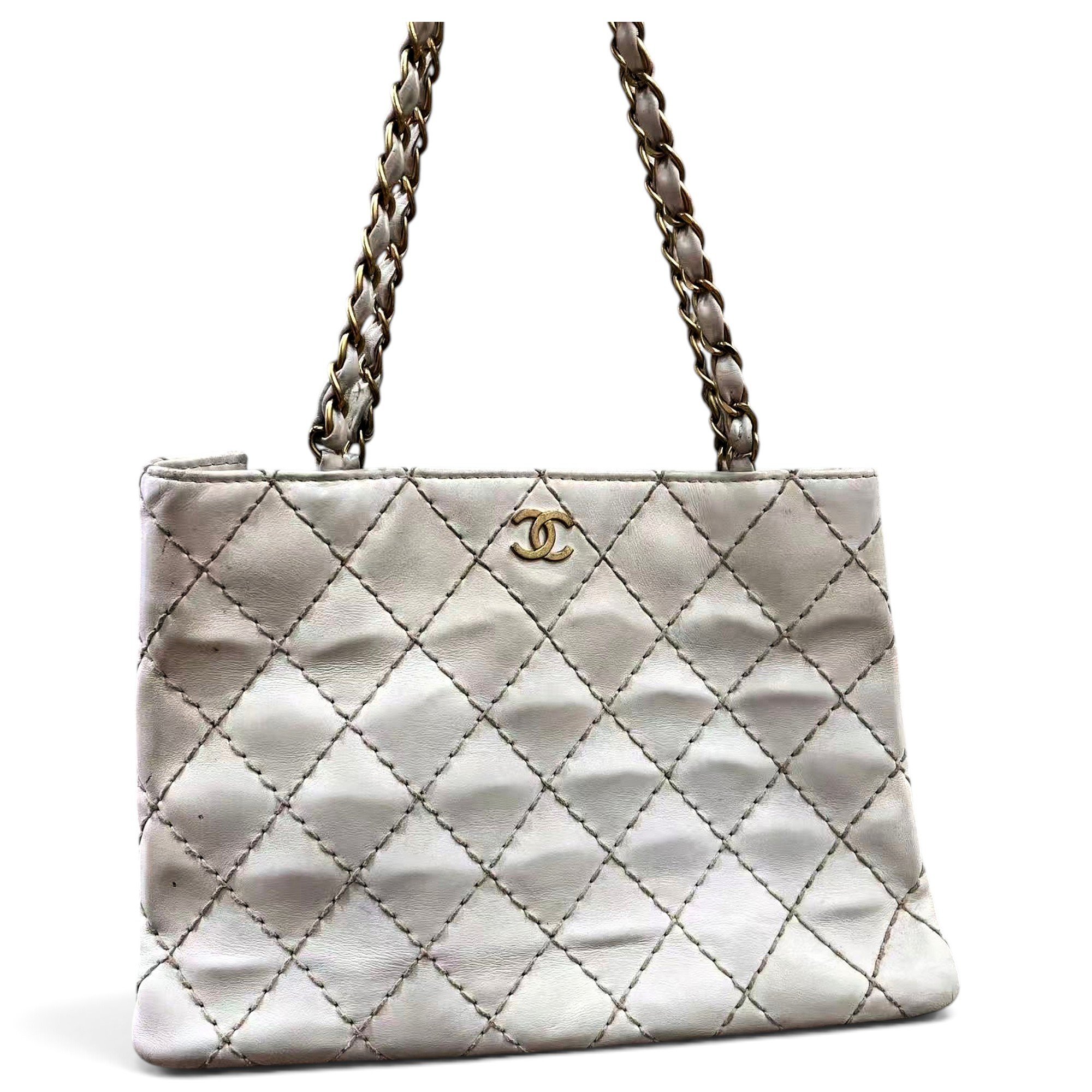 Leather tote