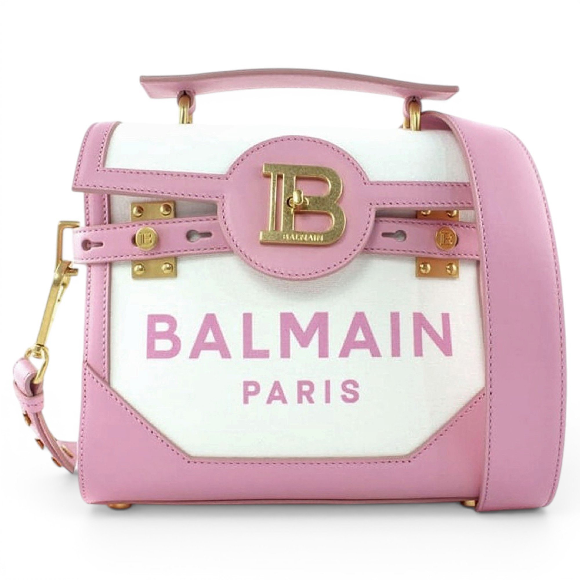 Balmain BBag 18 leather handbag
