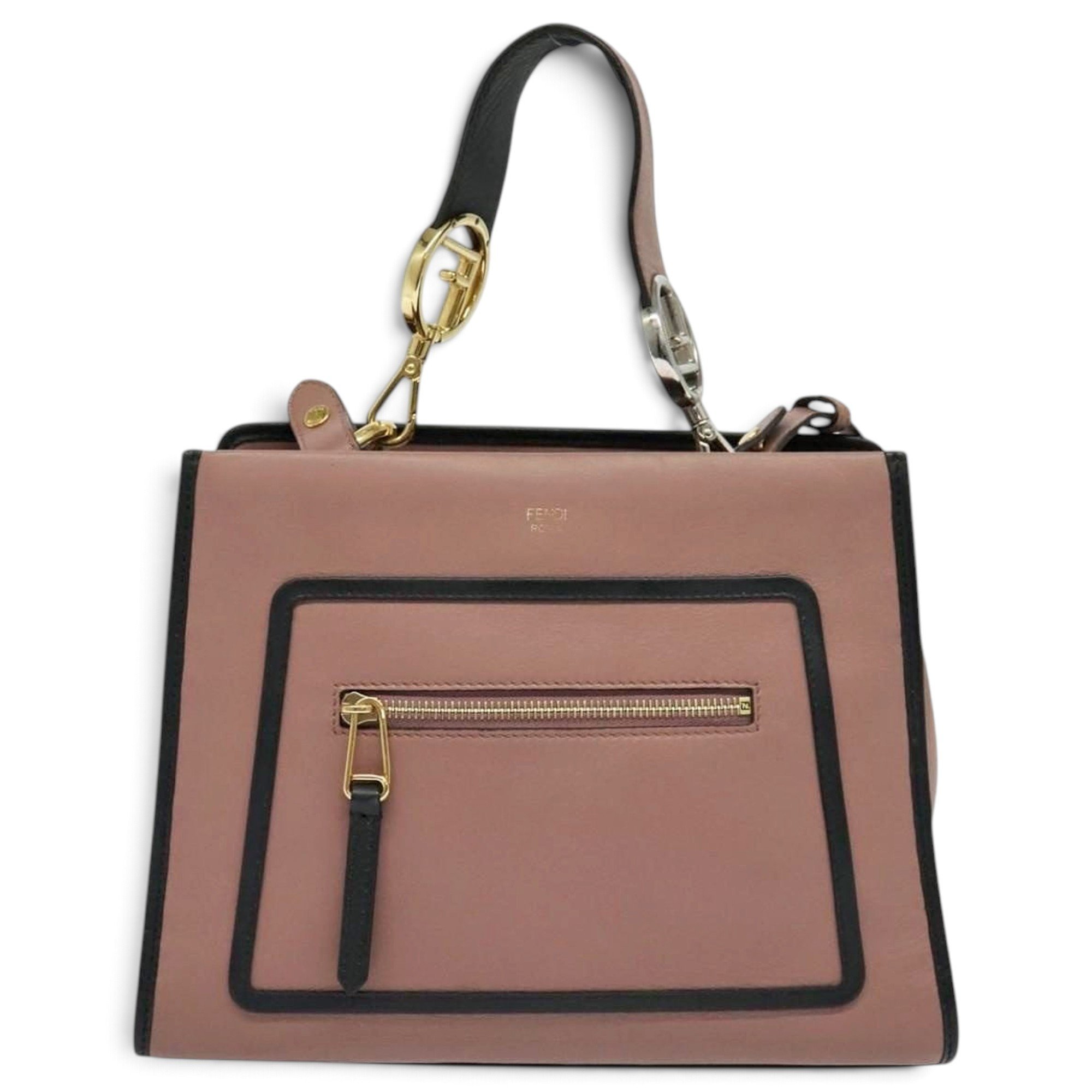 Runaway leather handbag