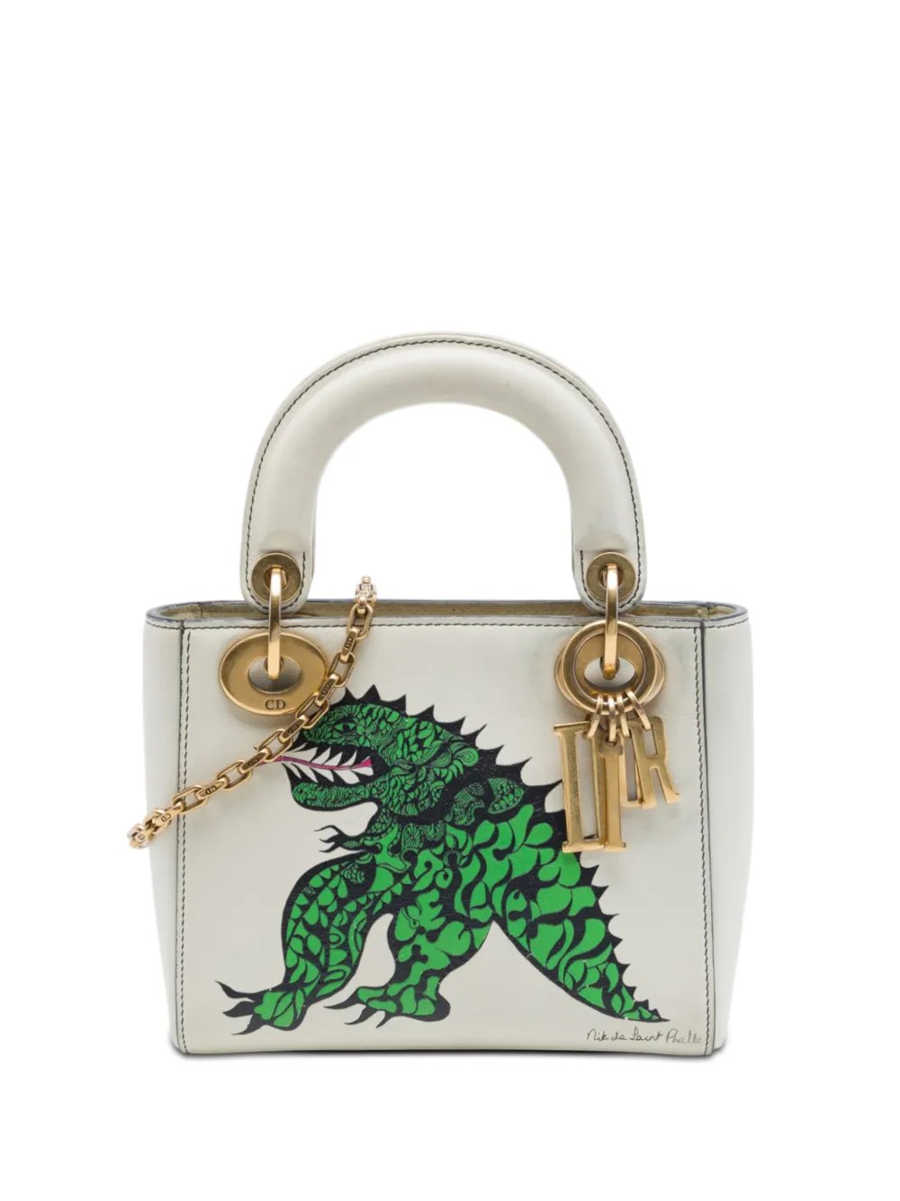Dior 2017 Limited Edition Niki De Saint Phalle Mini Calfskin Dragon Lady Dior satchel