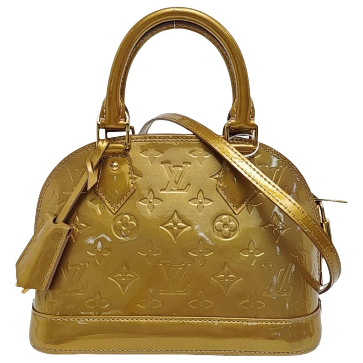Alma BB patent leather handbag