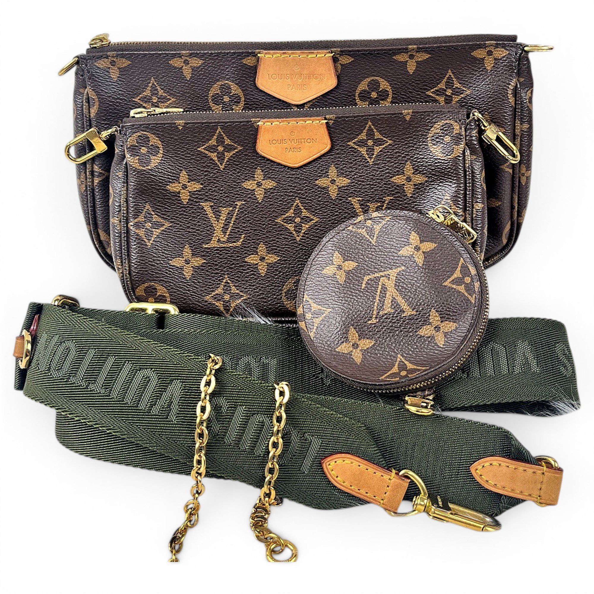 Multi Pochette Accessoires leather handbag
