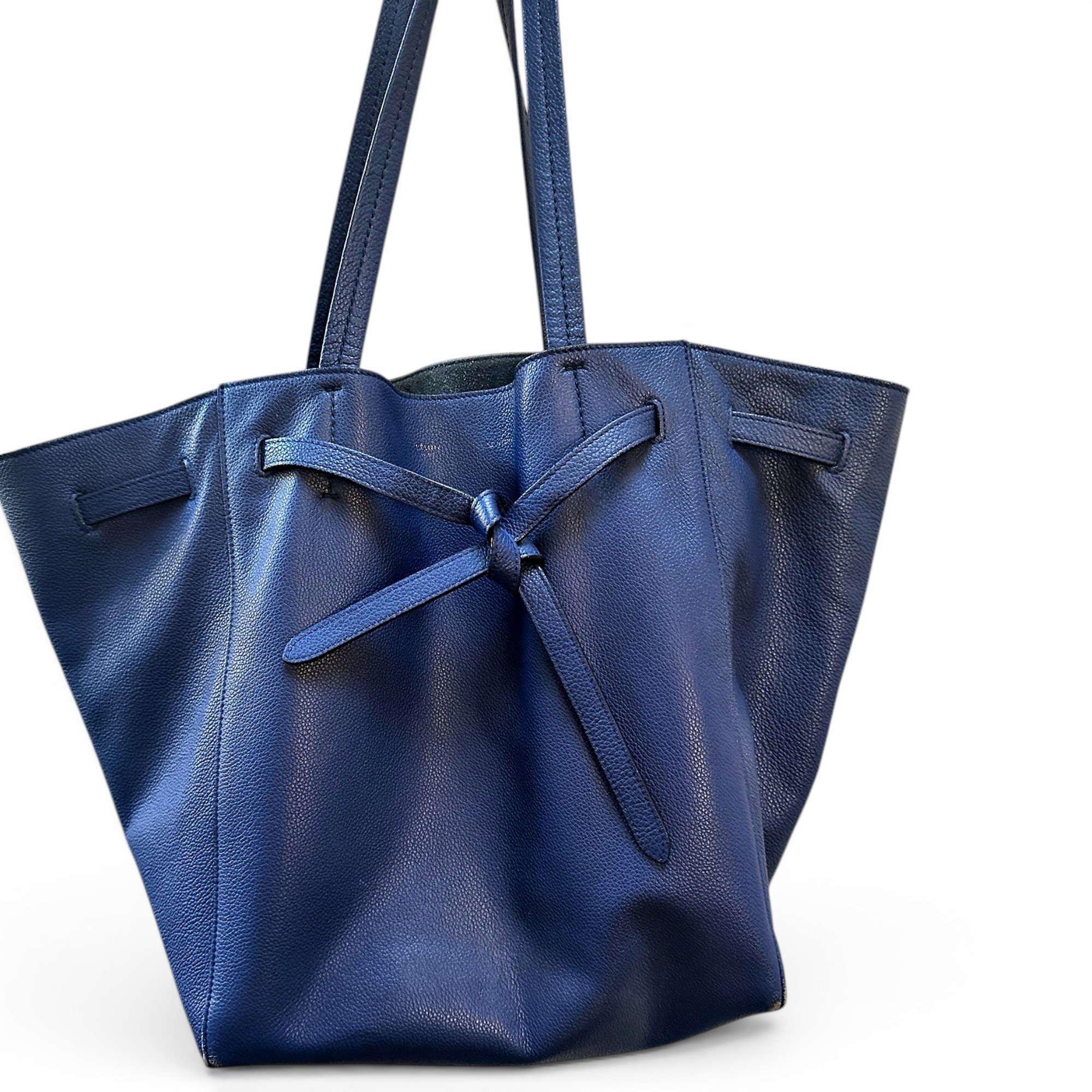 Cabas leather handbag