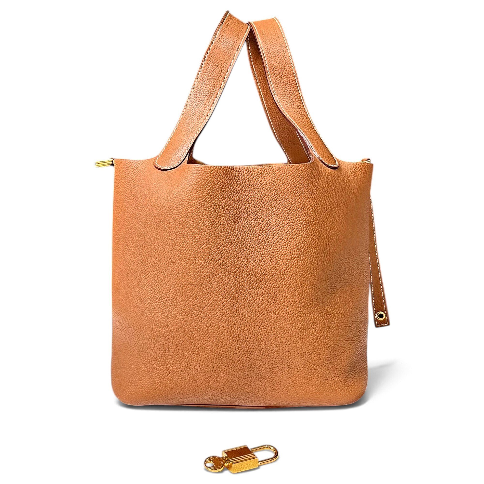 Picotin leather handbag