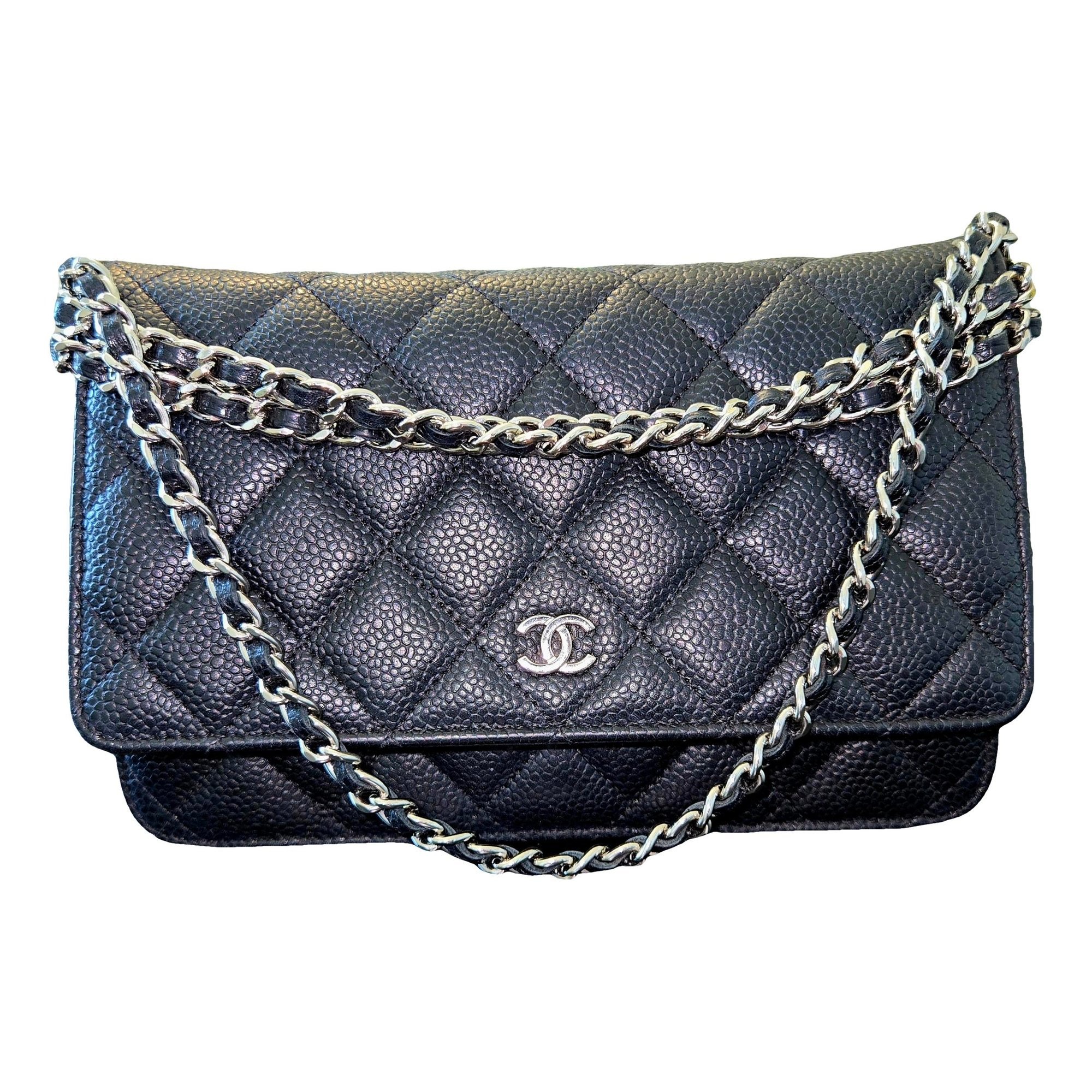 Wallet On Chain Timeless/Classique leather crossbody bag