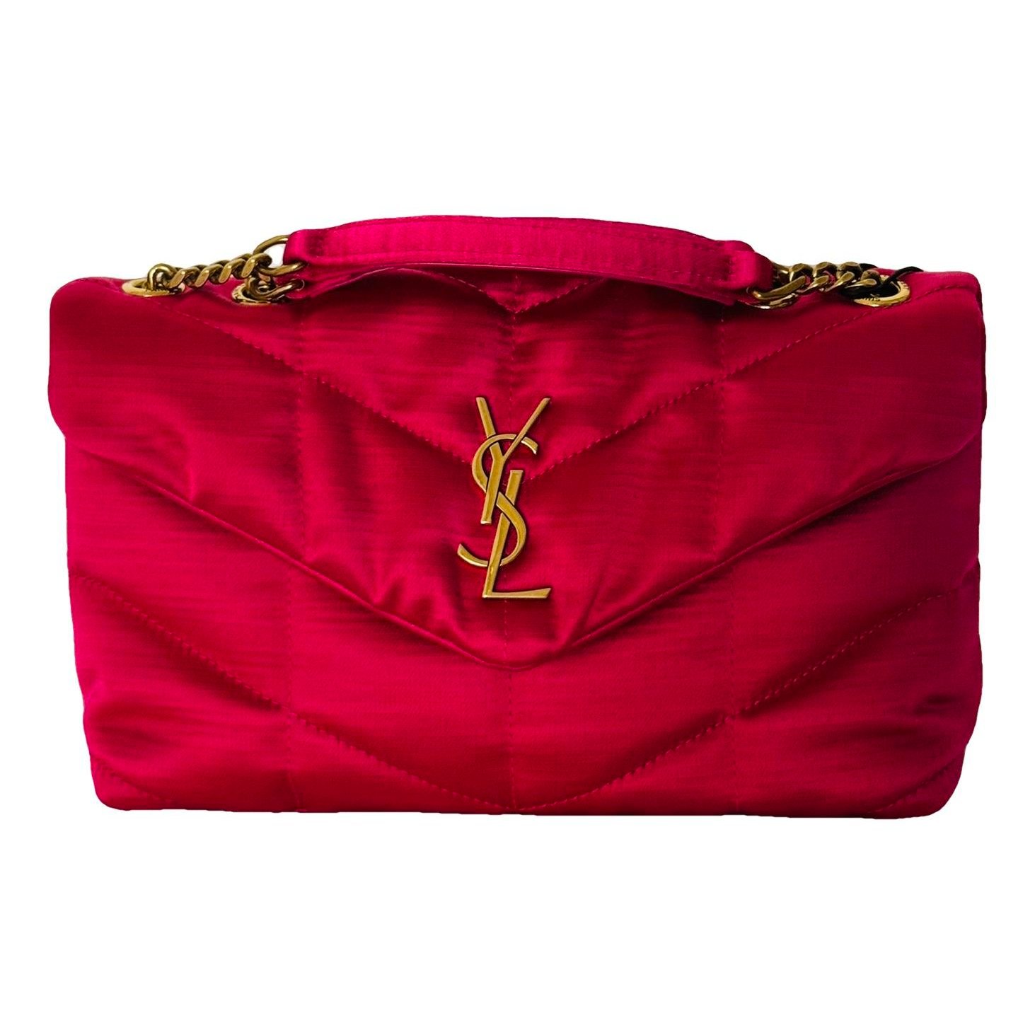 Loulou Puffer silk crossbody bag