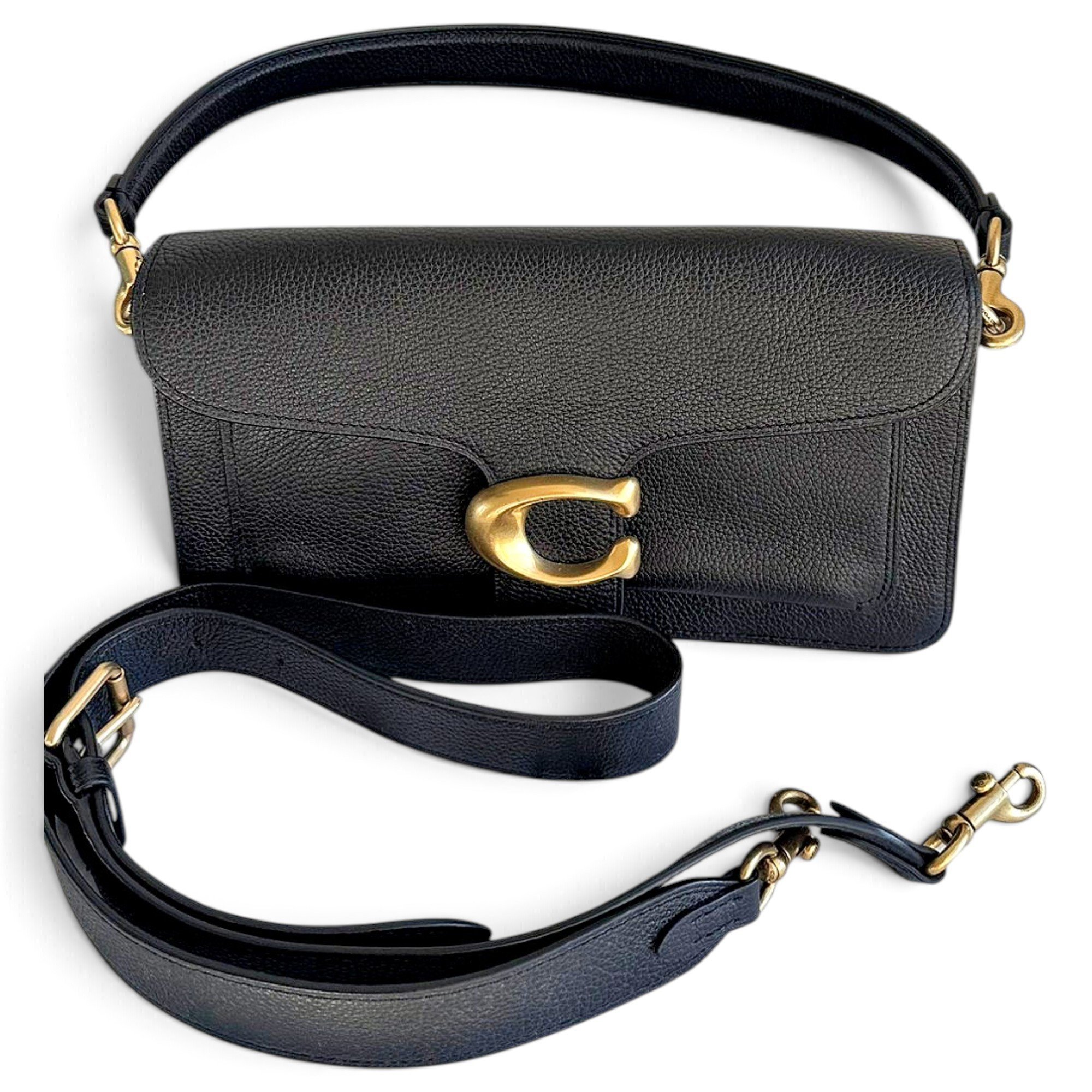 Smooth Crossbody vegan leather handbag