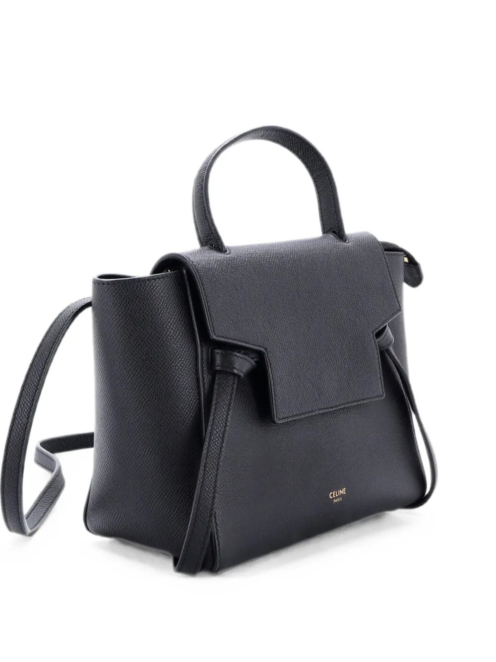 Belt Bag Textured Leather Nano shoulder bag