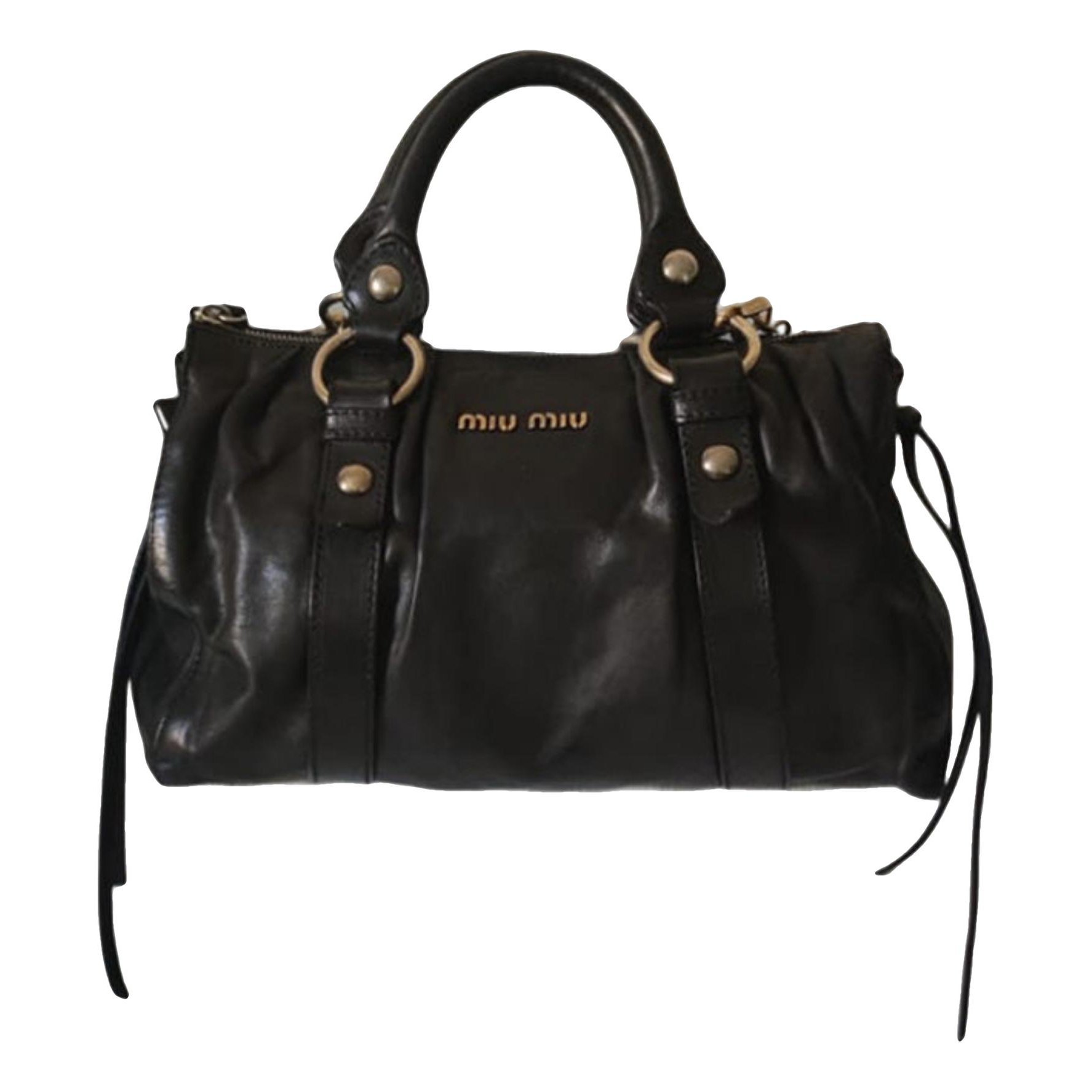 Leather handbag