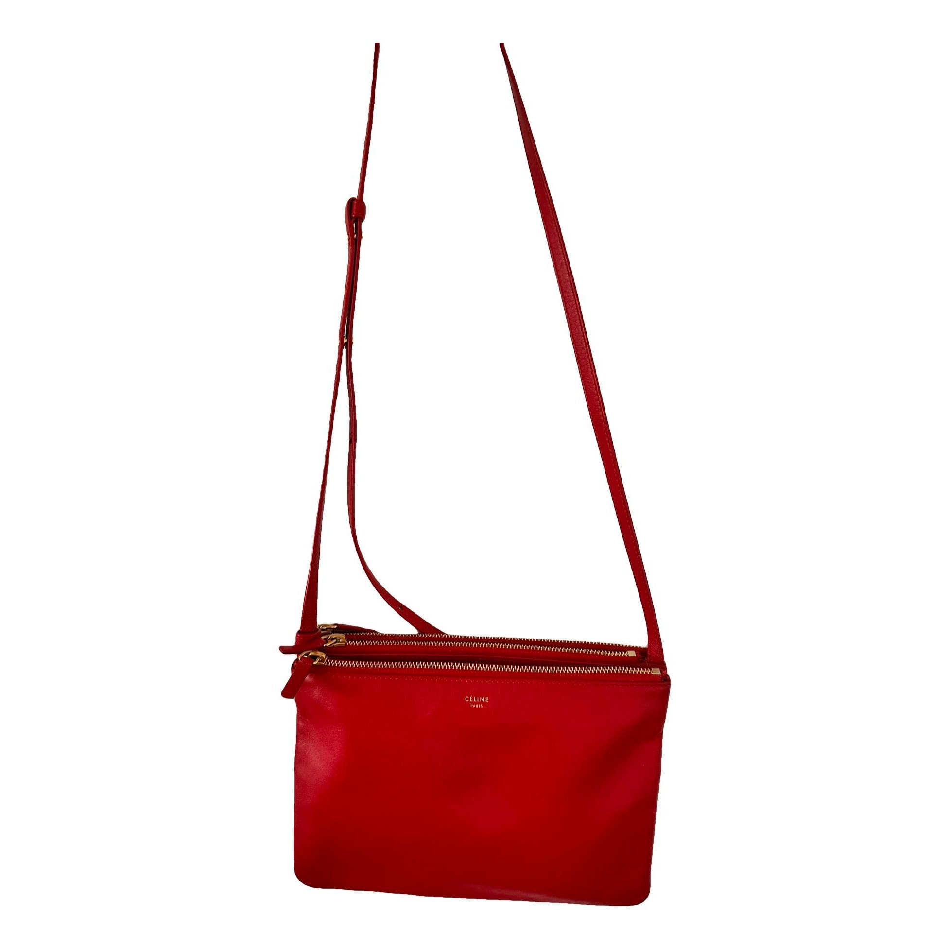 Trio leather crossbody bag