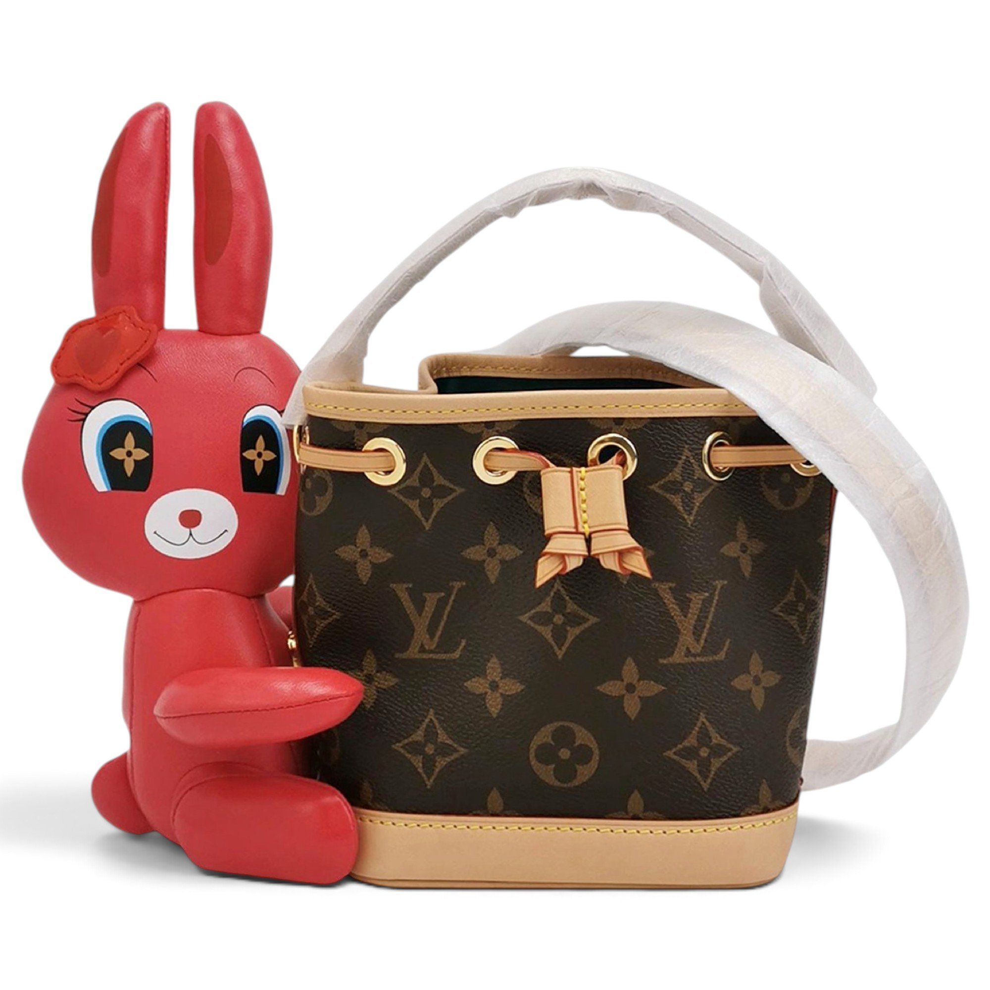 Louis Vuitton Nano Noé leather handbag