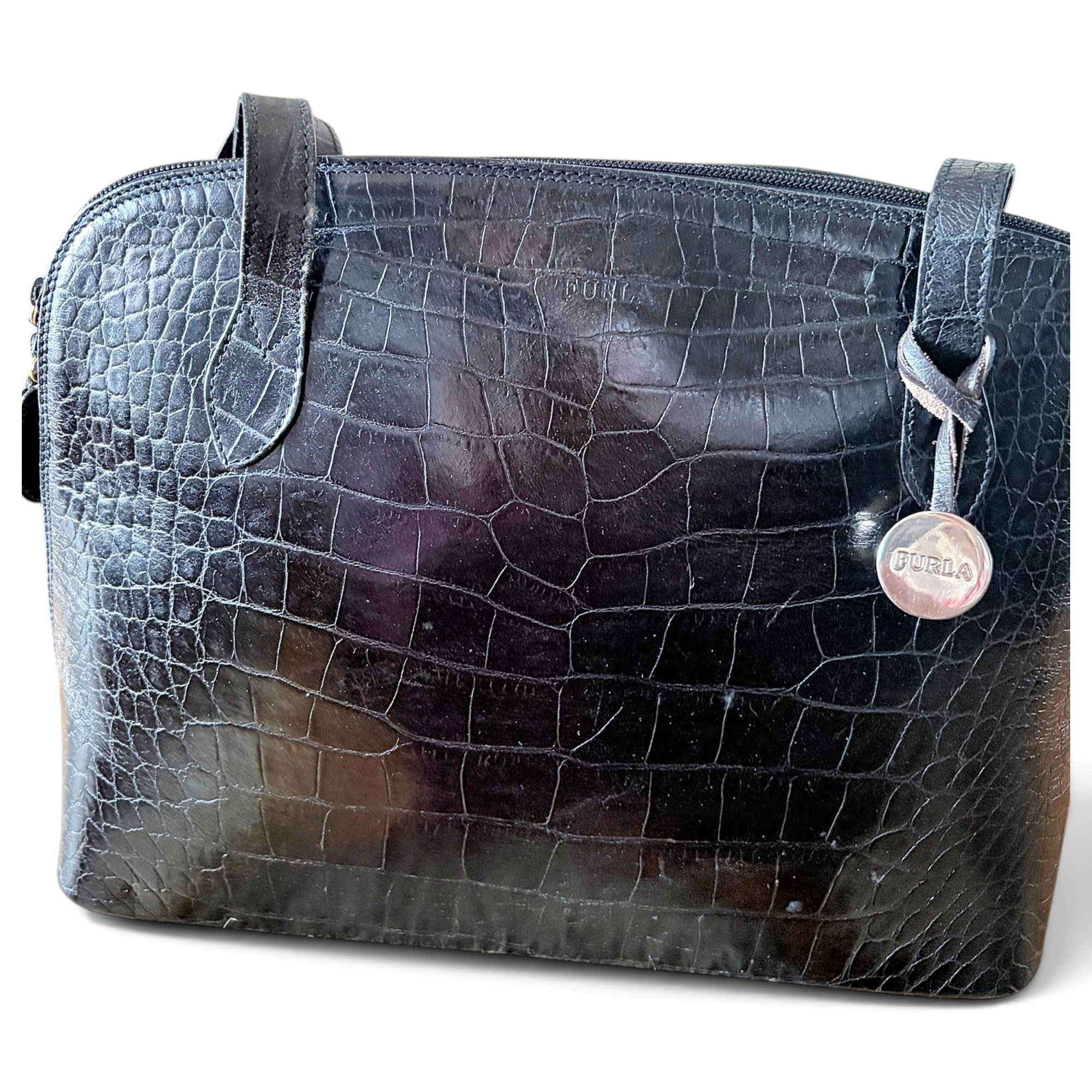Leather handbag