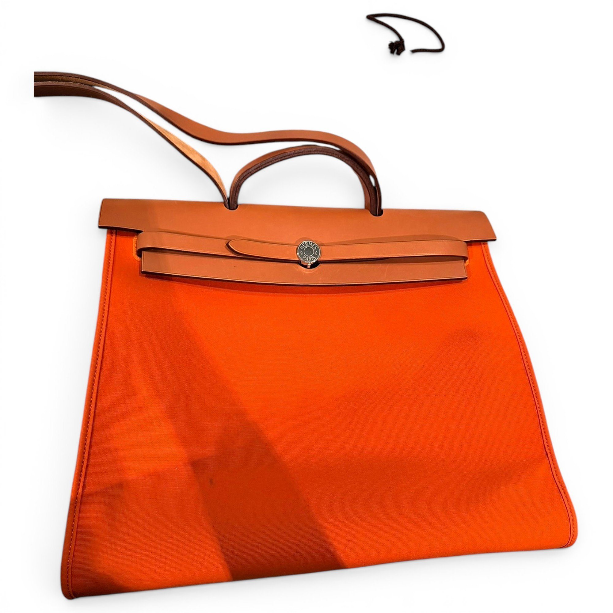 Hermes Herbag Handbag Orange