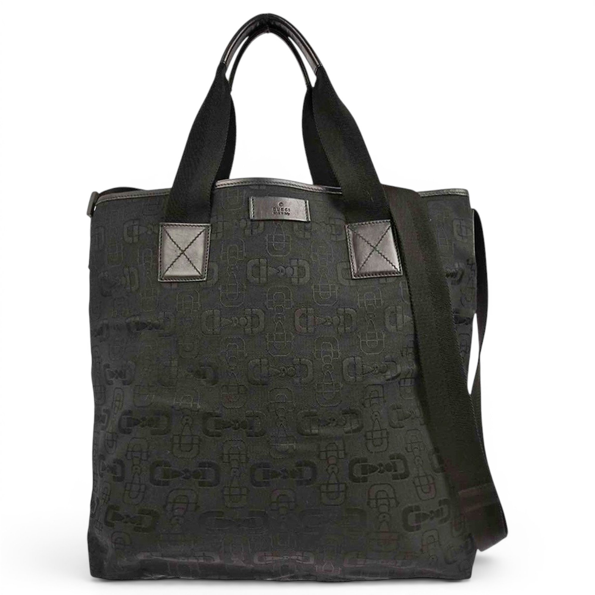 GG Running leather travel bag
