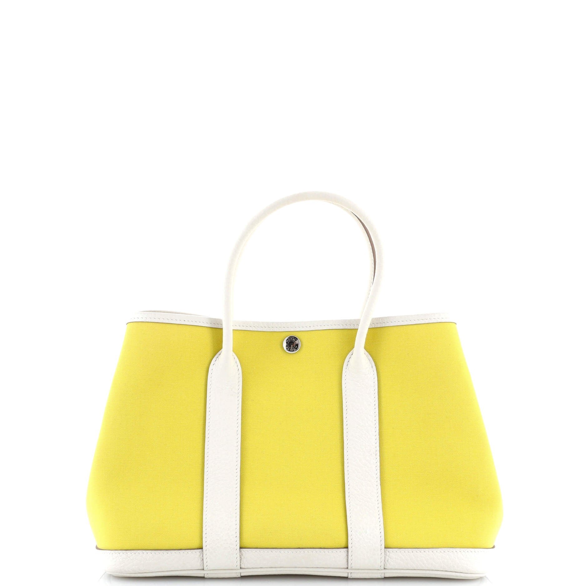 Hermes Garden Party Tote Toile and Leather 30