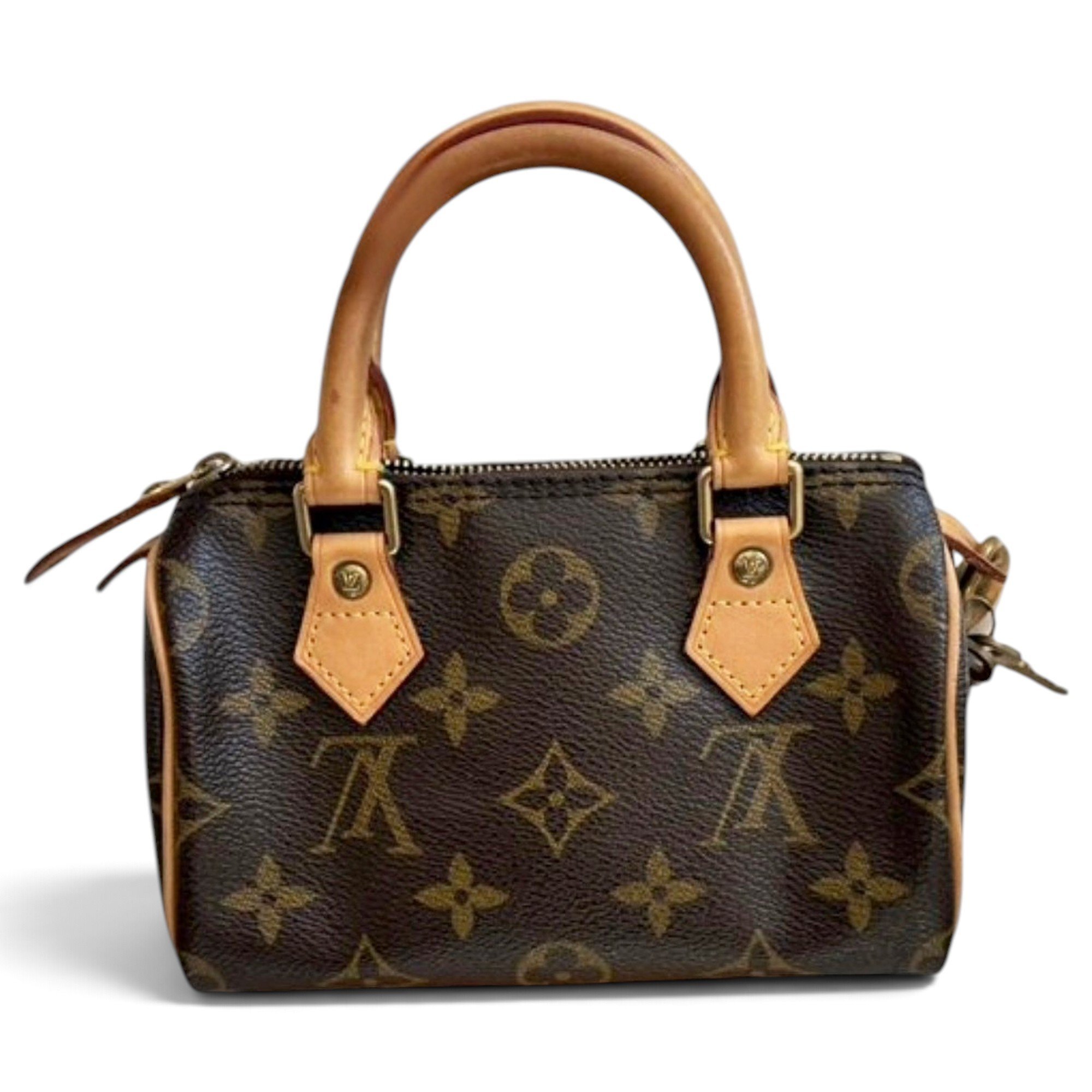 Nano Speedy / Mini HL leather handbag