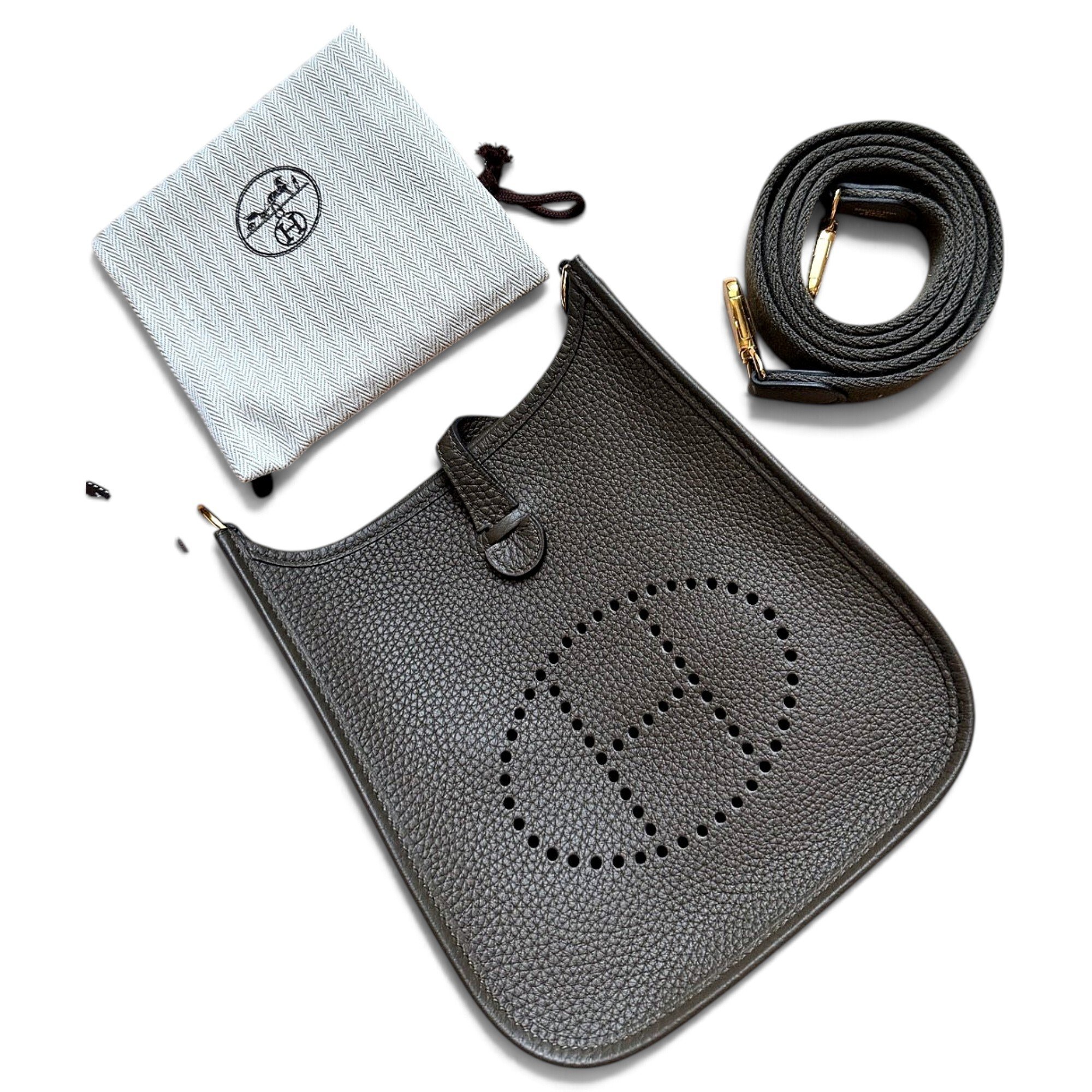 Mini Evelyne leather crossbody bag