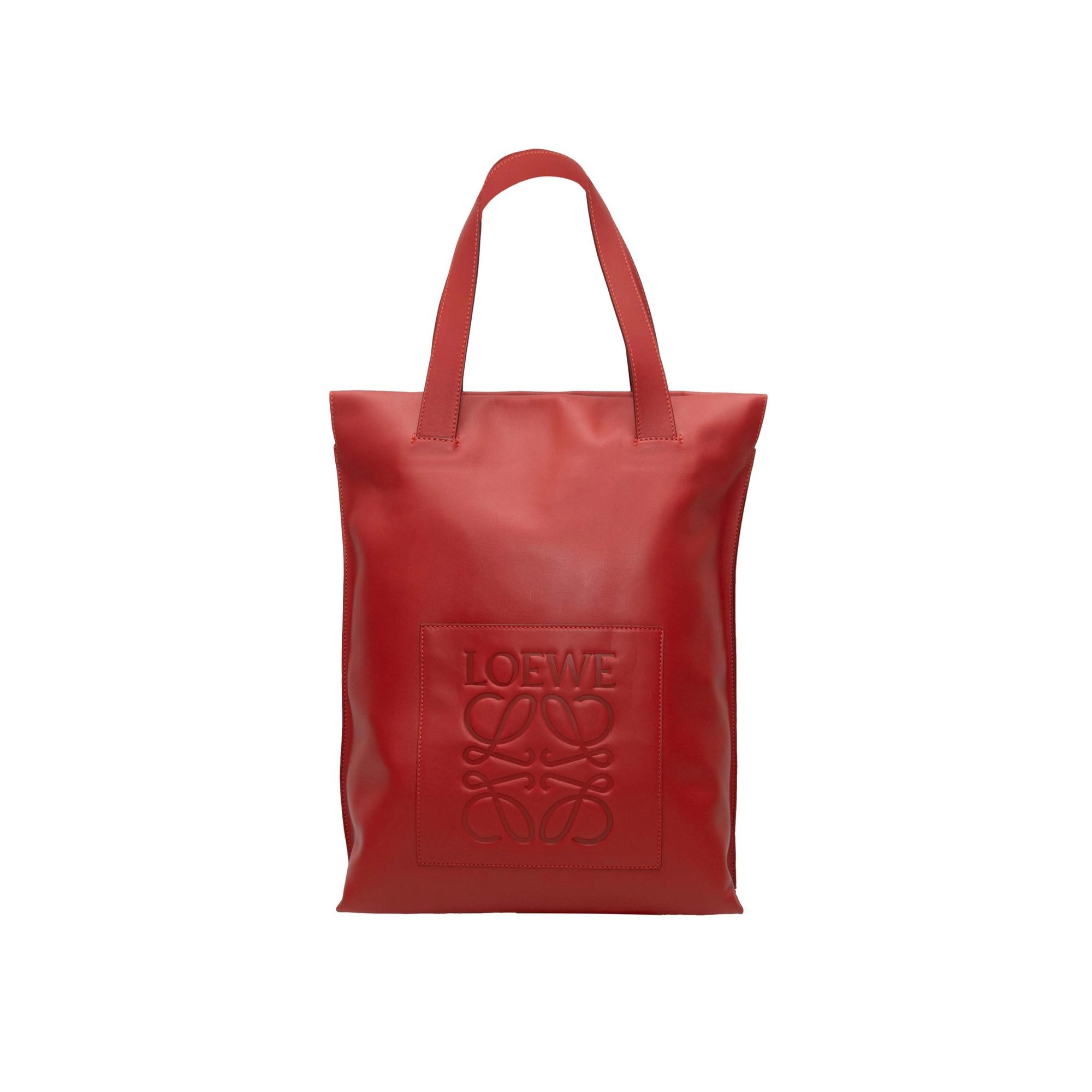 Anagram leather handbag