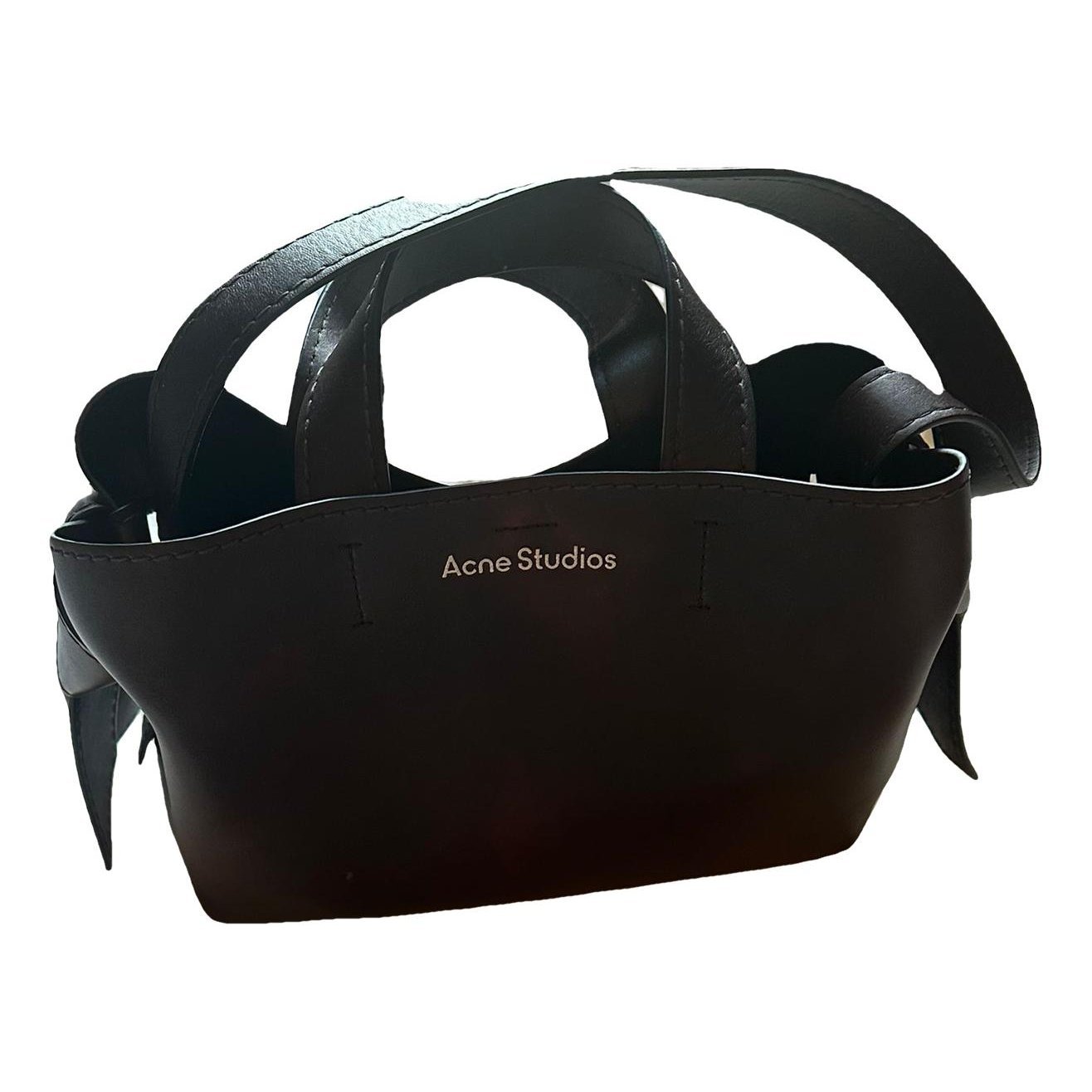 Musubi leather handbag