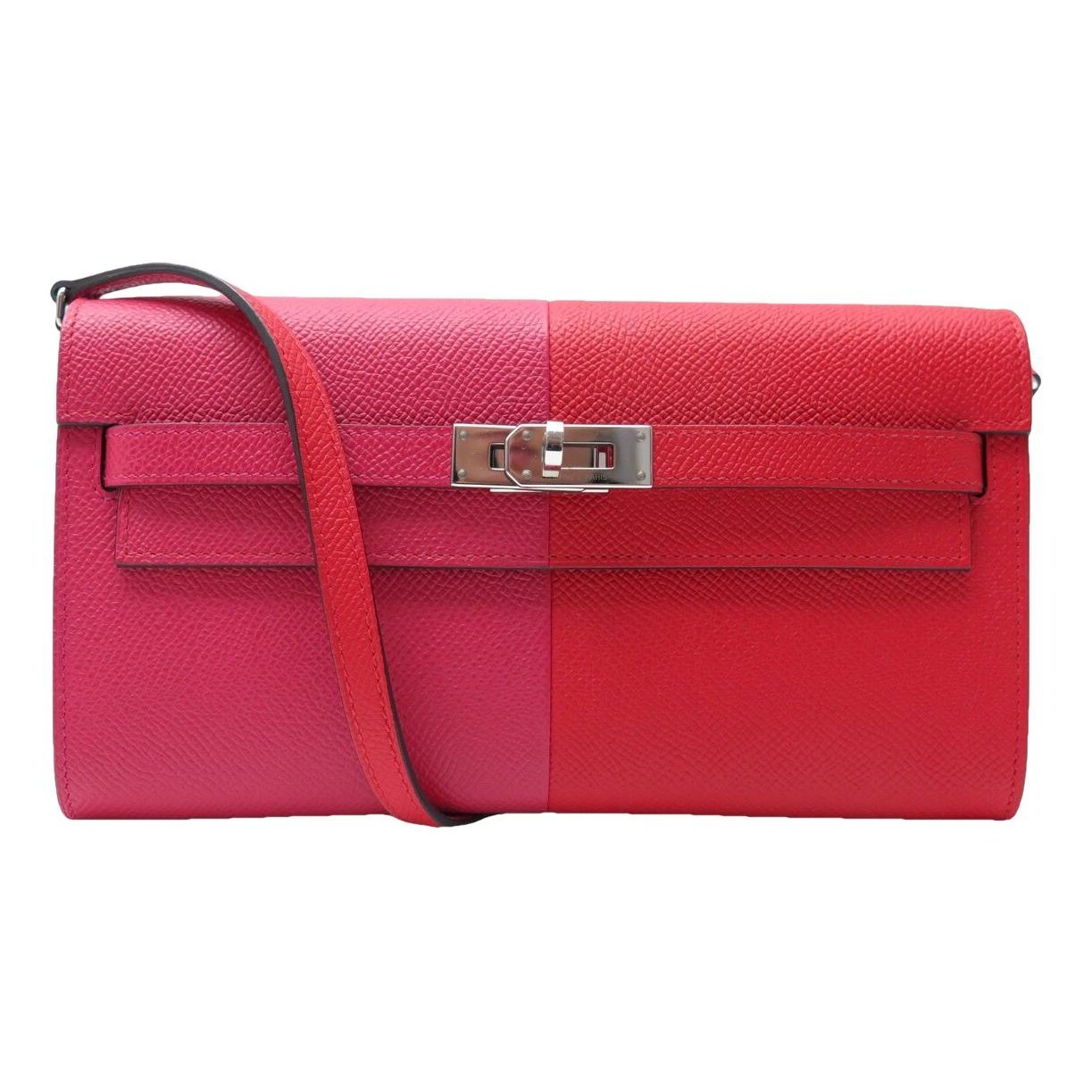 Hermes Kelly Handbag Pink Epsom Leather 2021