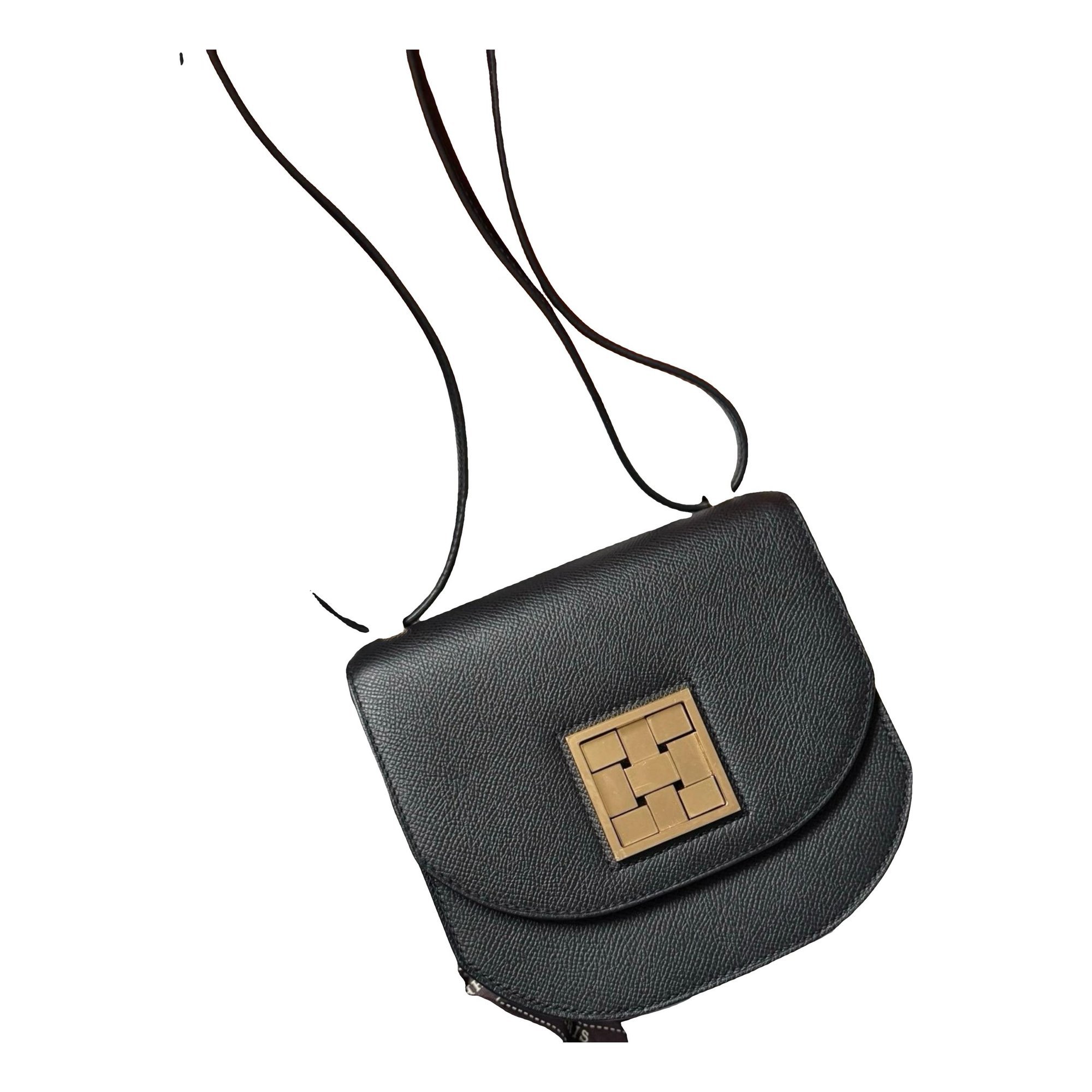 Hermes Mosaïque Handbag Noir Epsom Leather