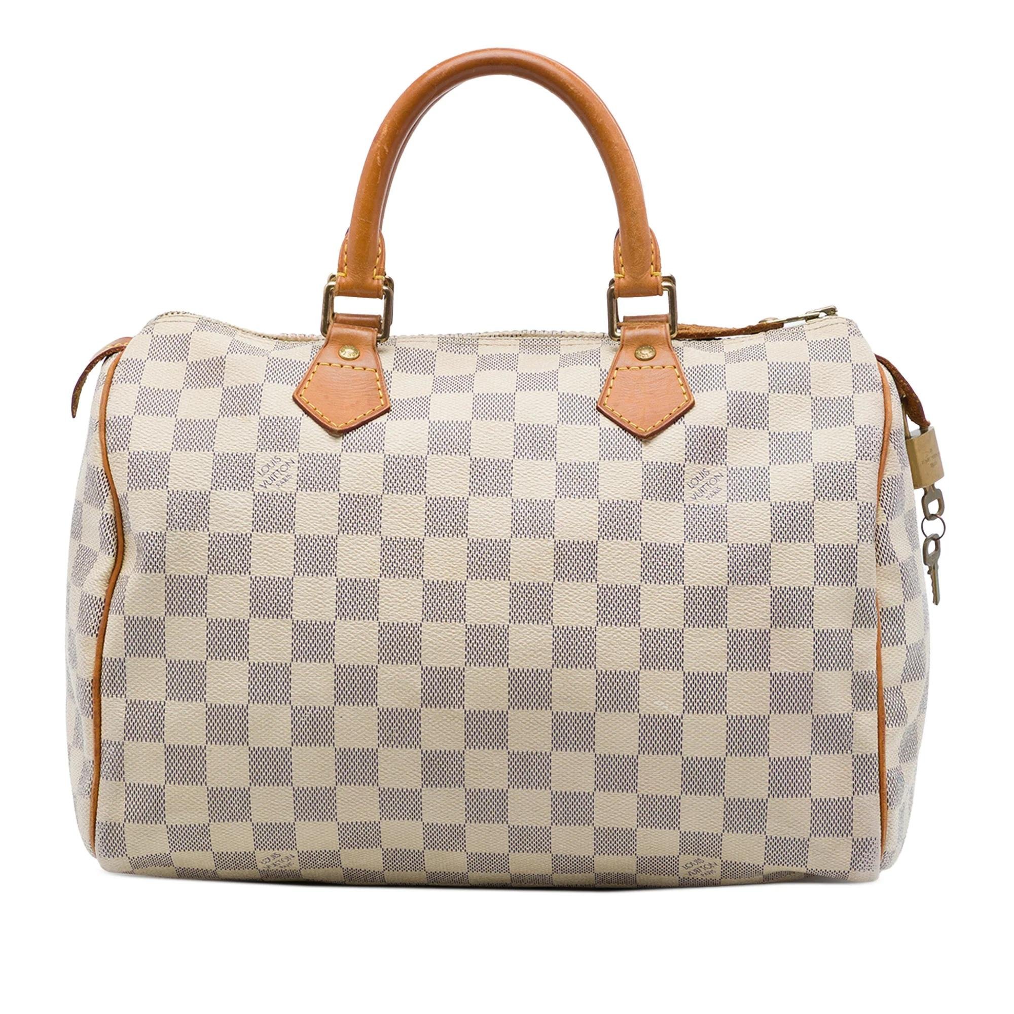 Speedy leather handbag