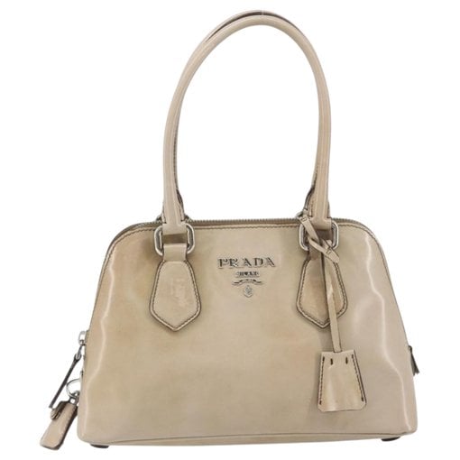 Patent leather handbag