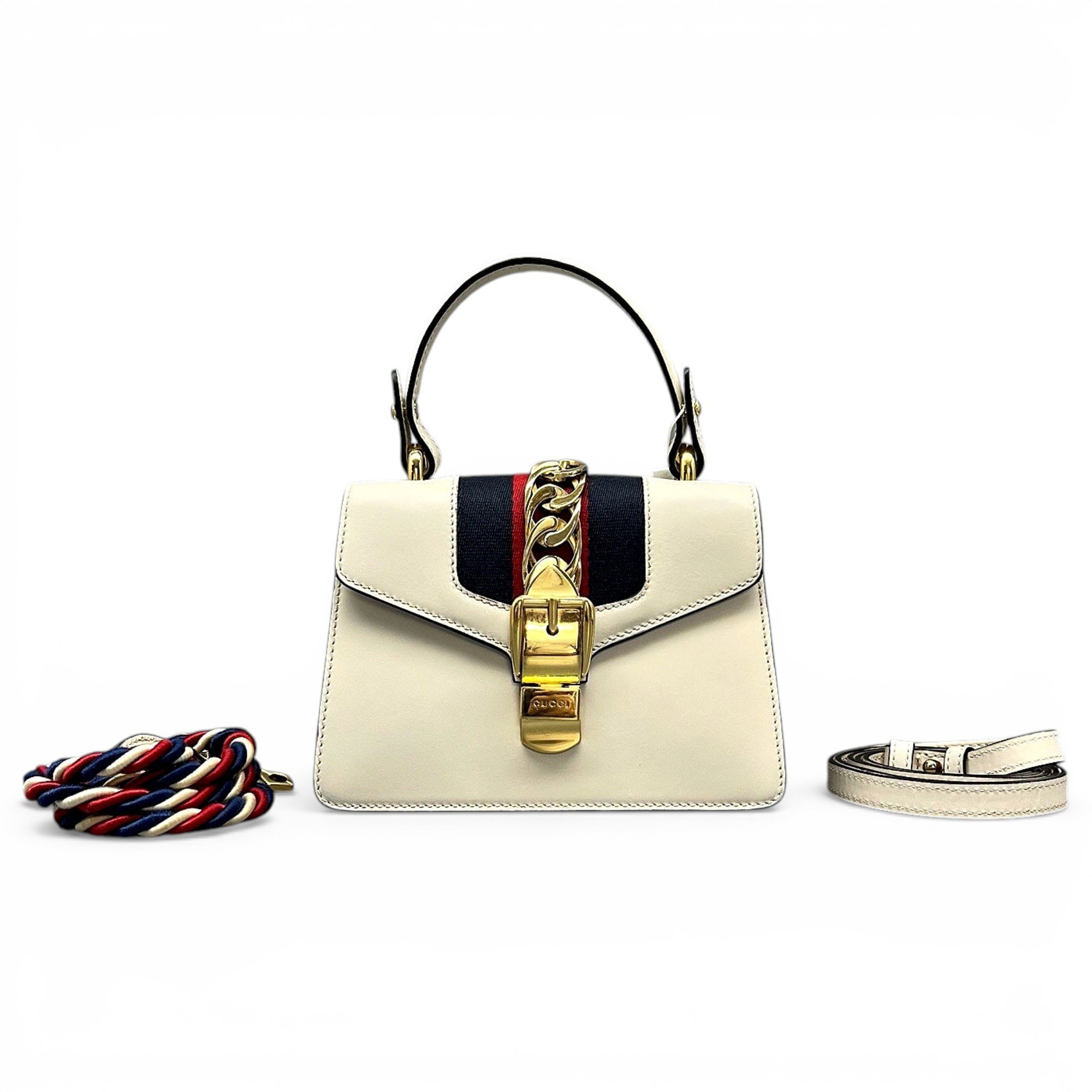Sylvie Top Handle leather handbag