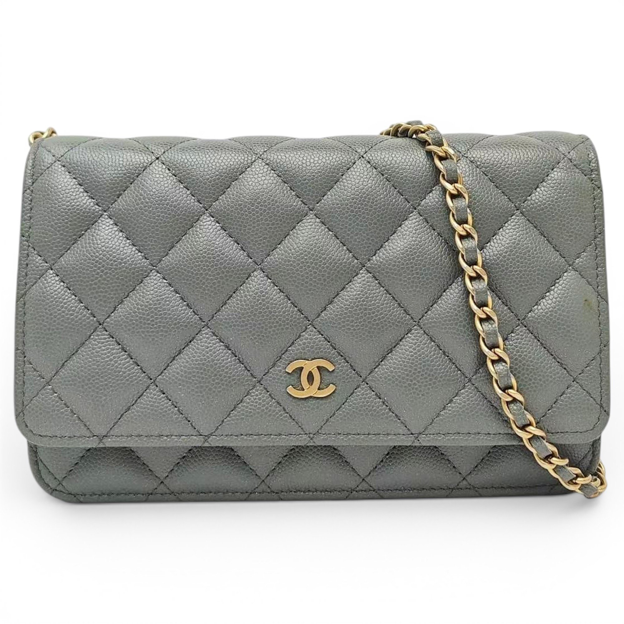 Wallet On Chain Timeless/Classique leather crossbody bag