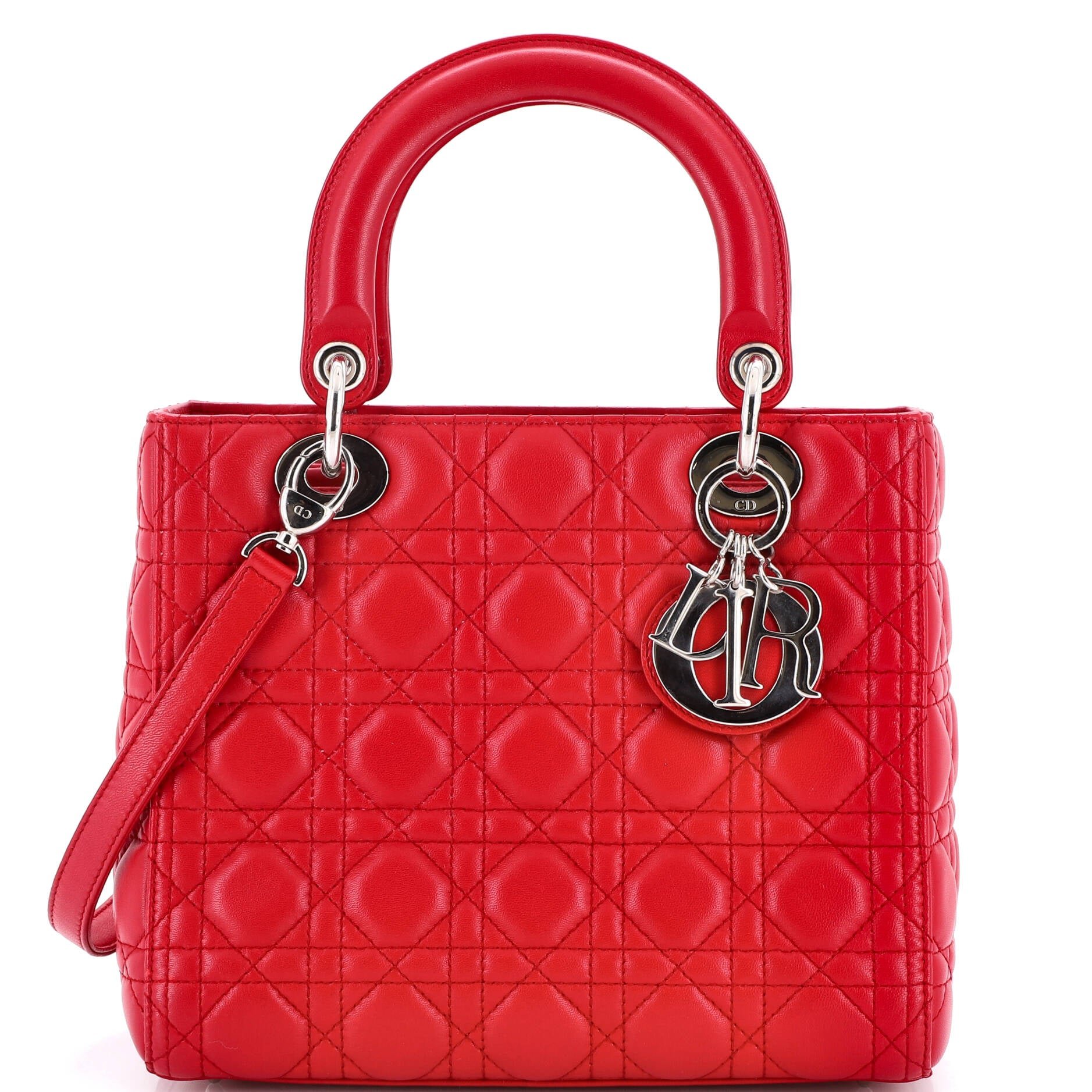 Dior Lady Dior Bag Cannage Quilt Lambskin Medium