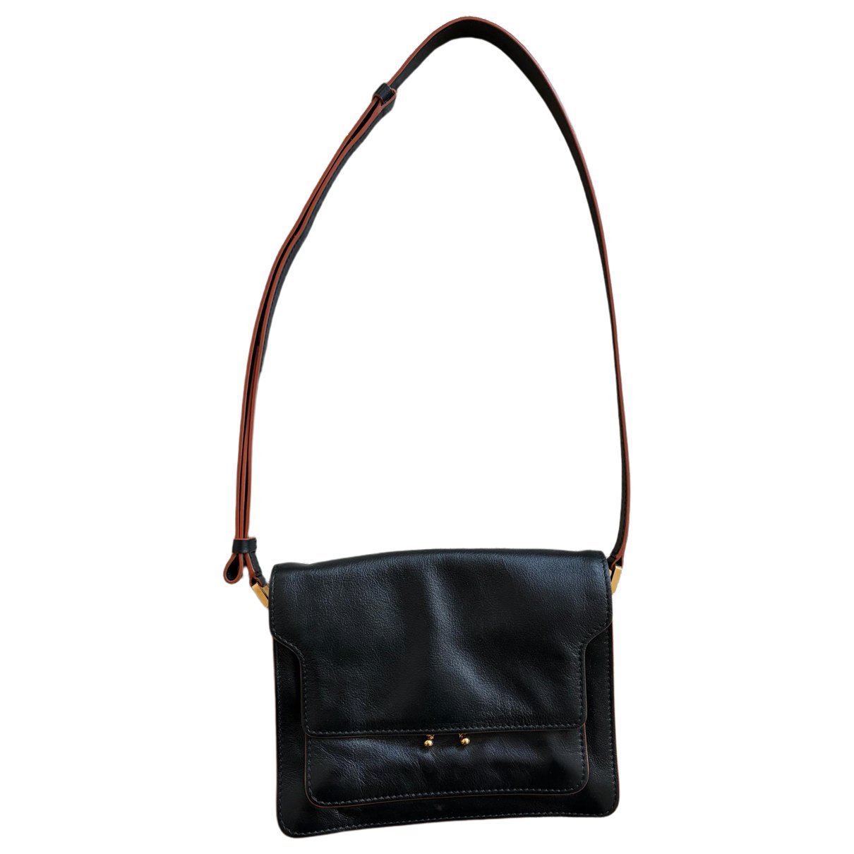 Marni Trunk leather crossbody bag