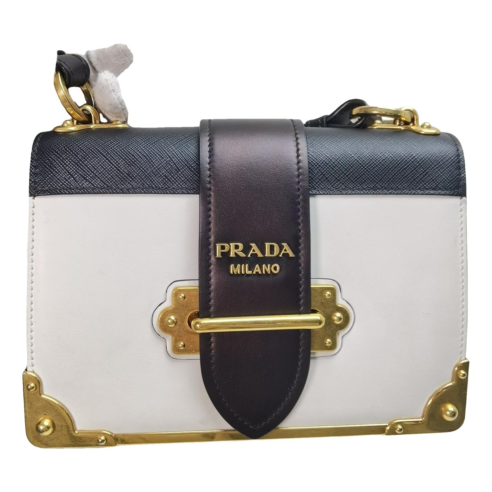 Cahier leather handbag