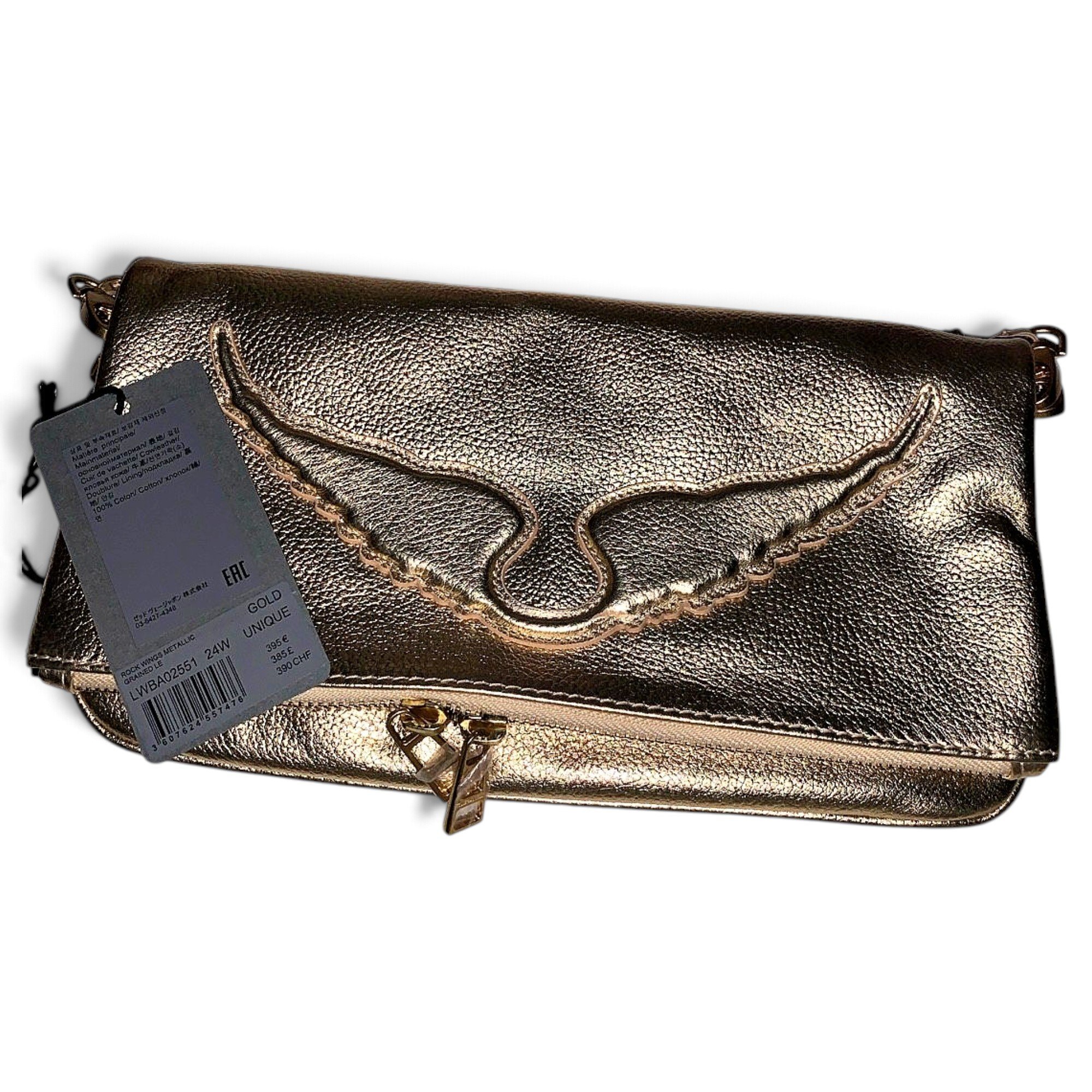 Rock leather crossbody bag