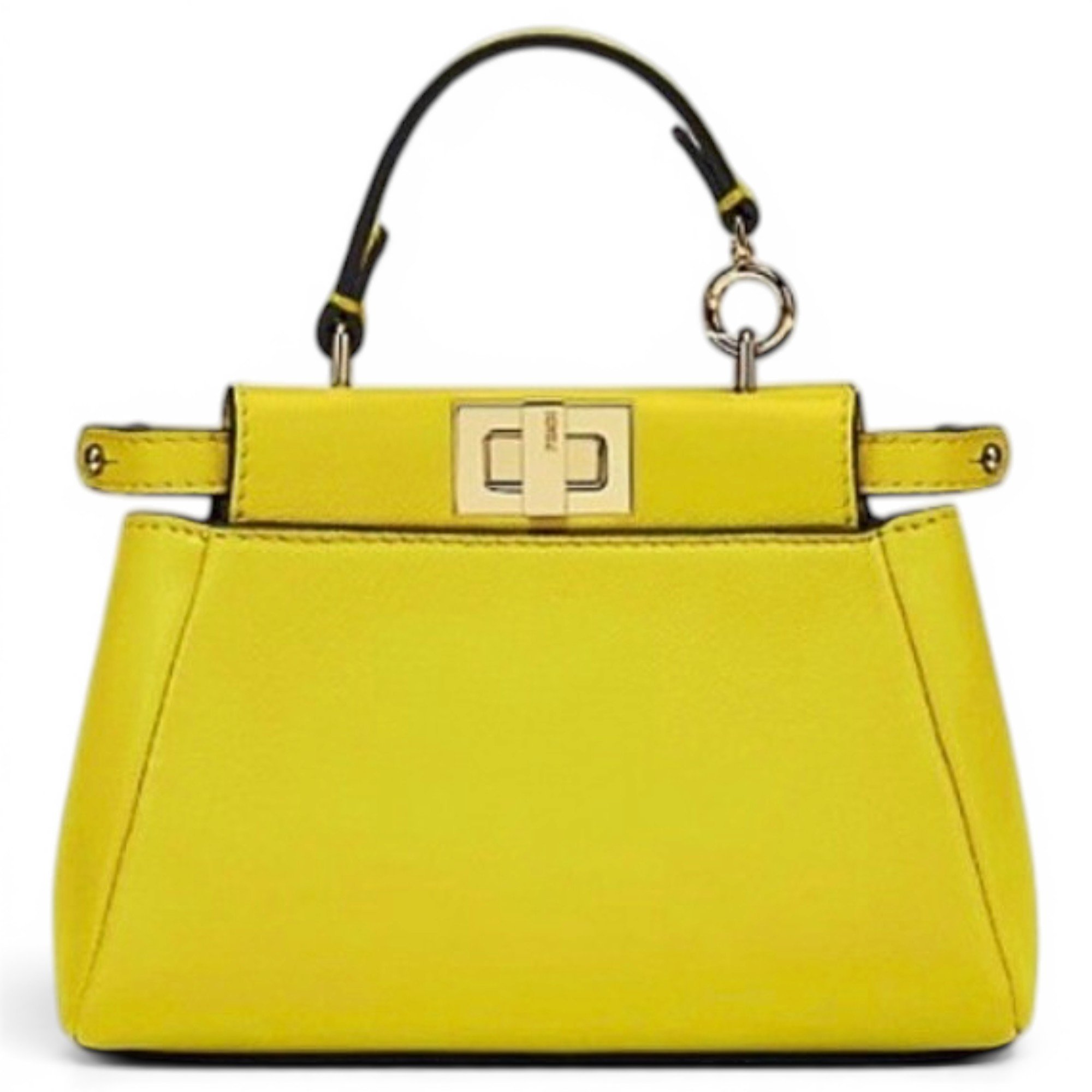 Peekaboo leather handbag