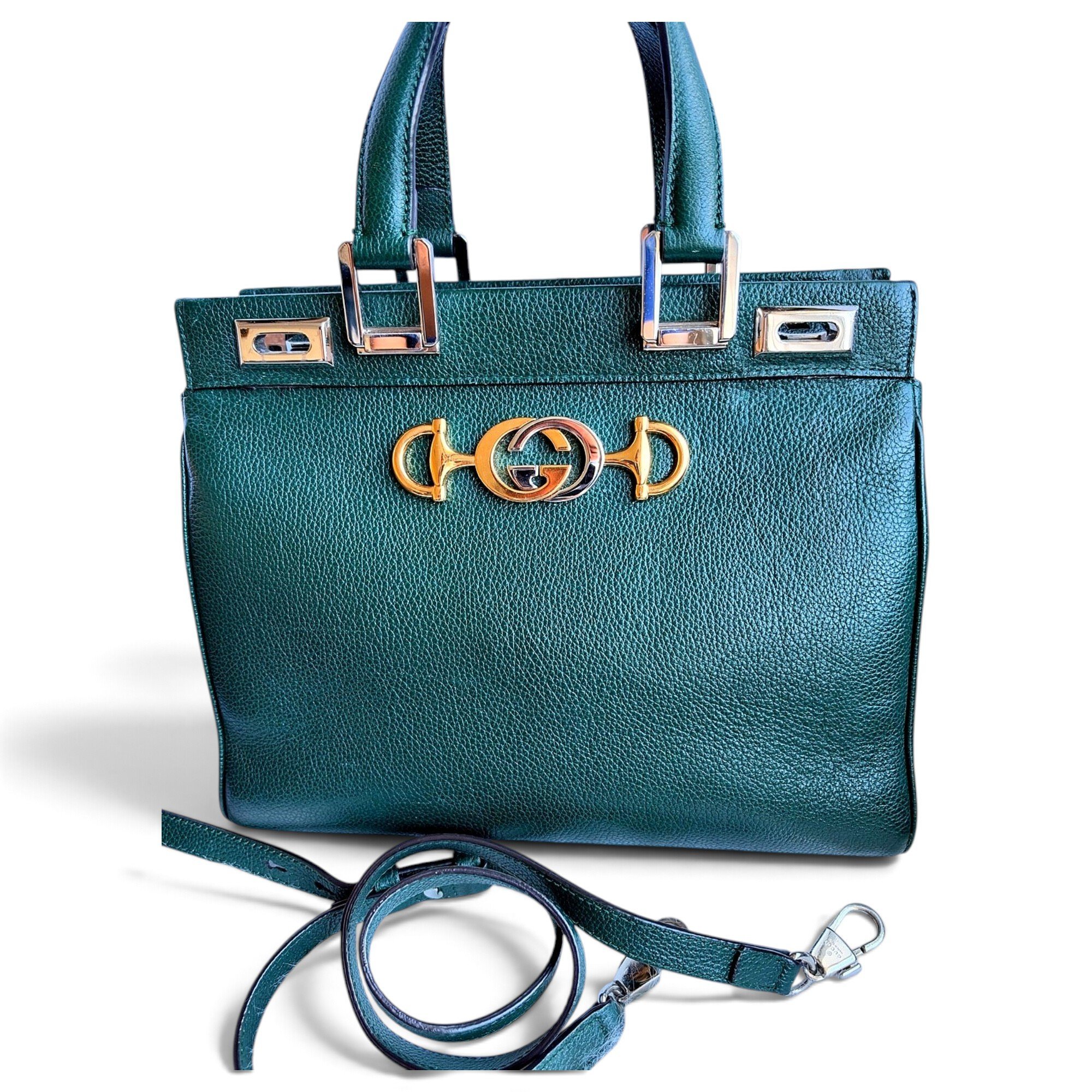Zumi leather handbag