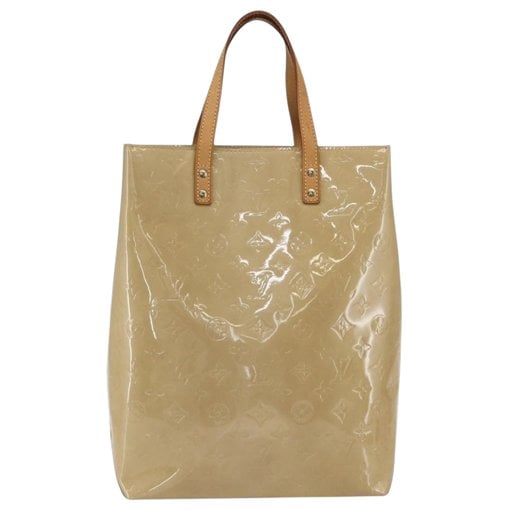 Reade patent leather handbag
