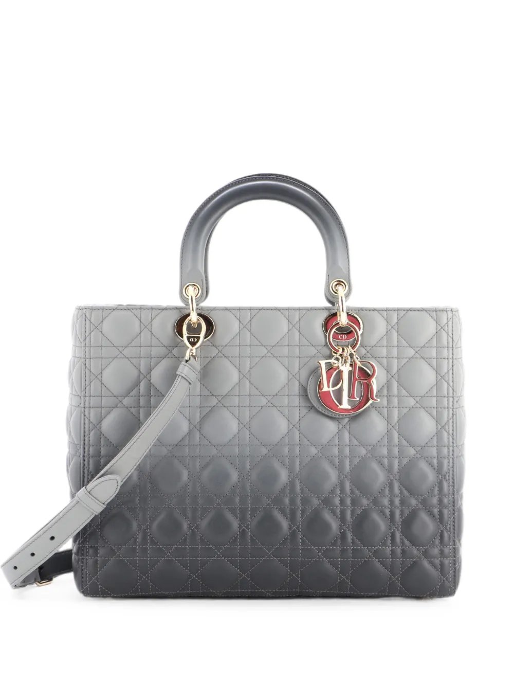 Lady Dior Bag Cannage Quilt Gradient Lambskin Large tote bag