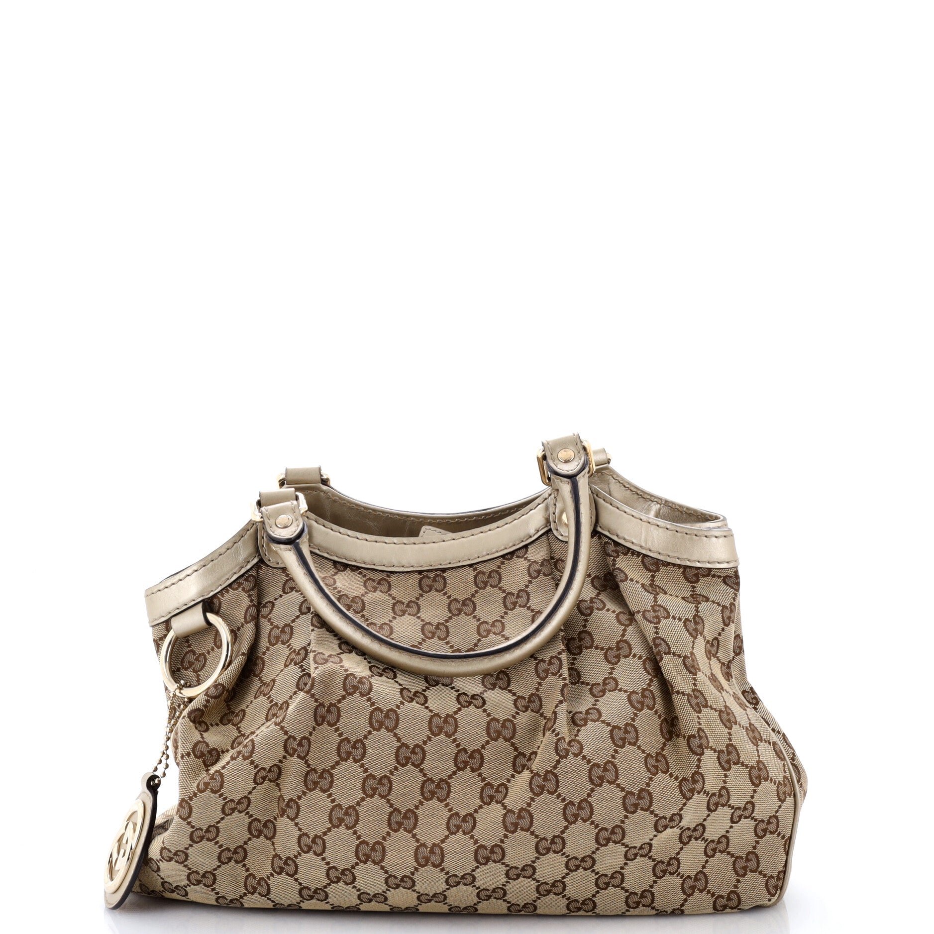 Sukey Tote GG Canvas with Leather Medium