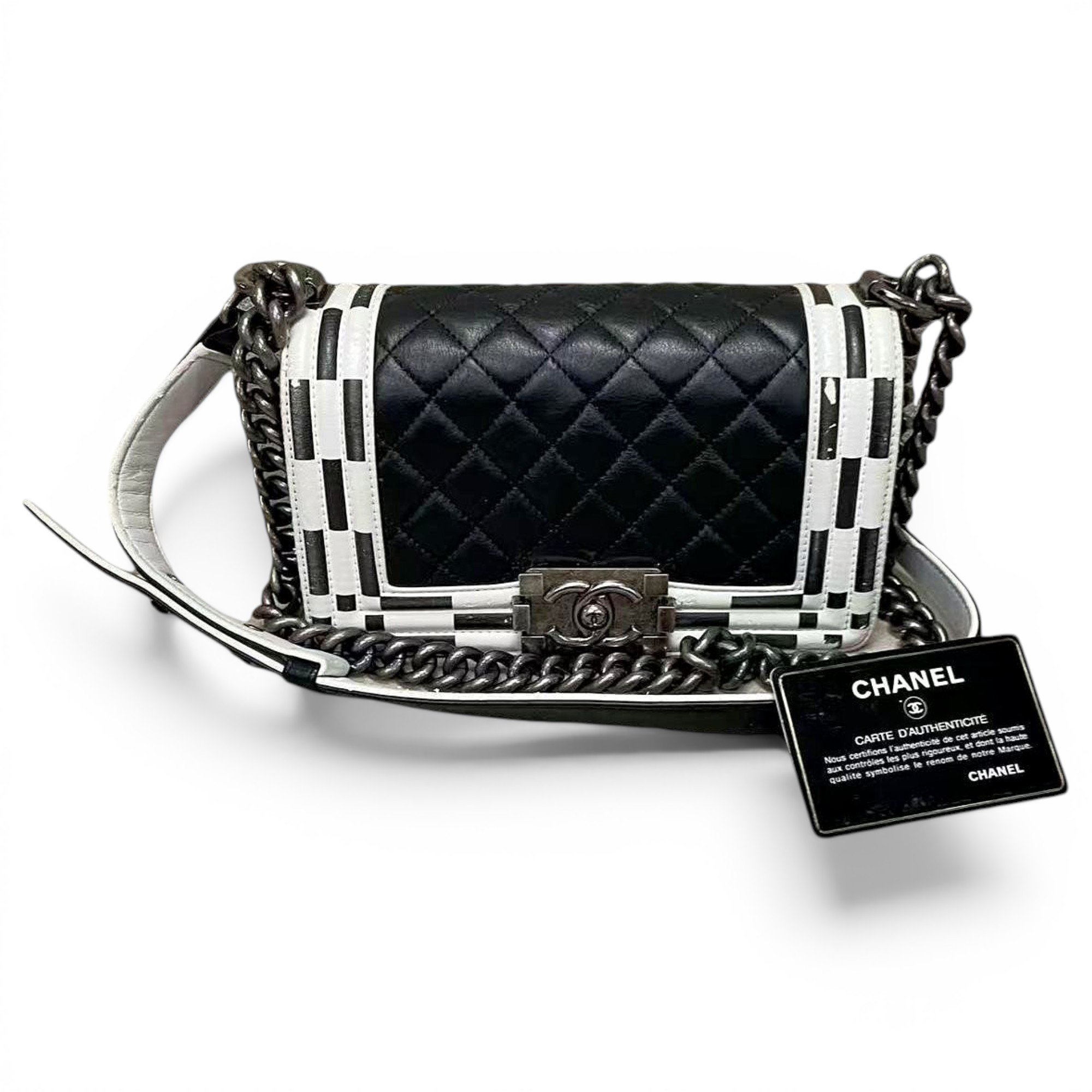 Boy leather handbag