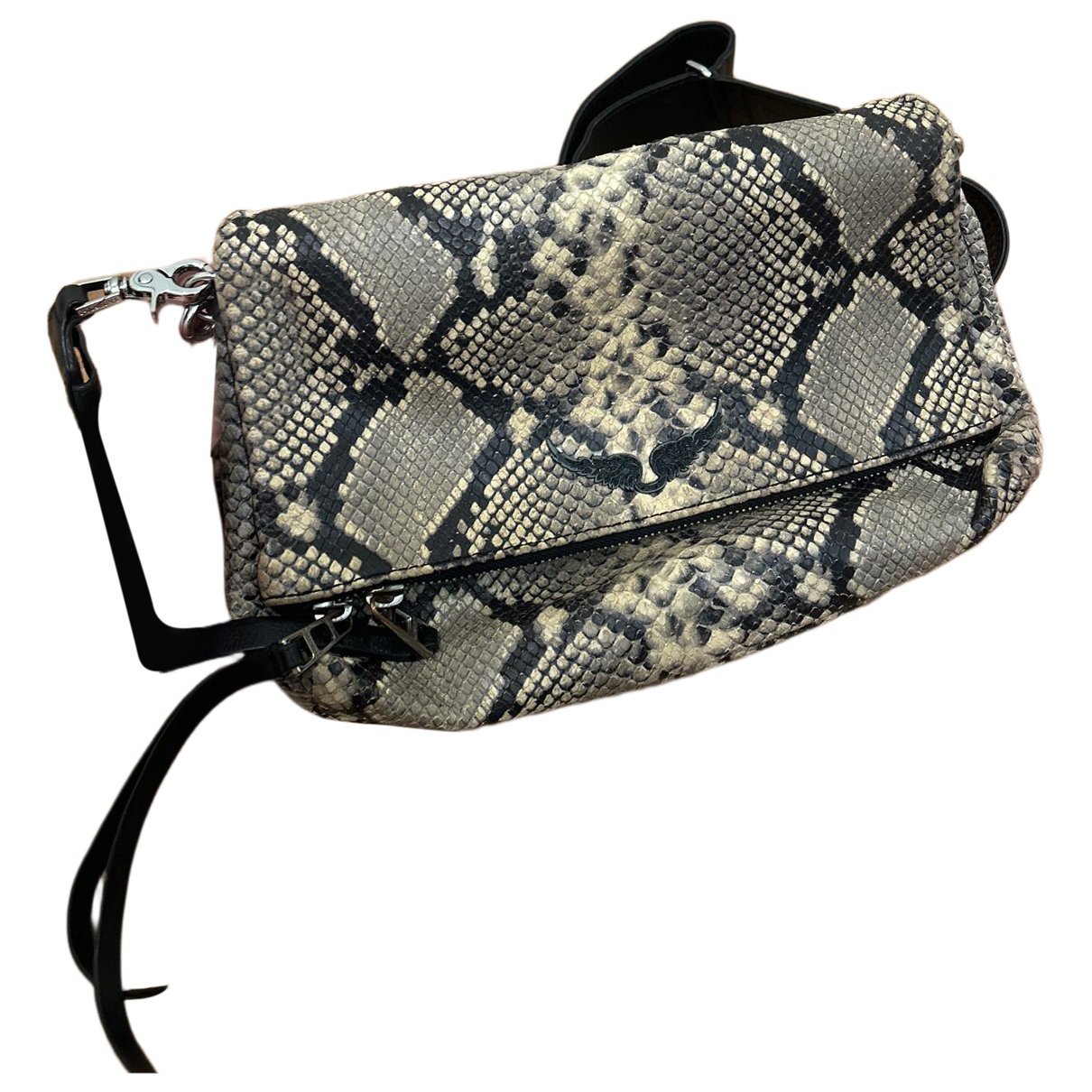 Rock leather crossbody bag