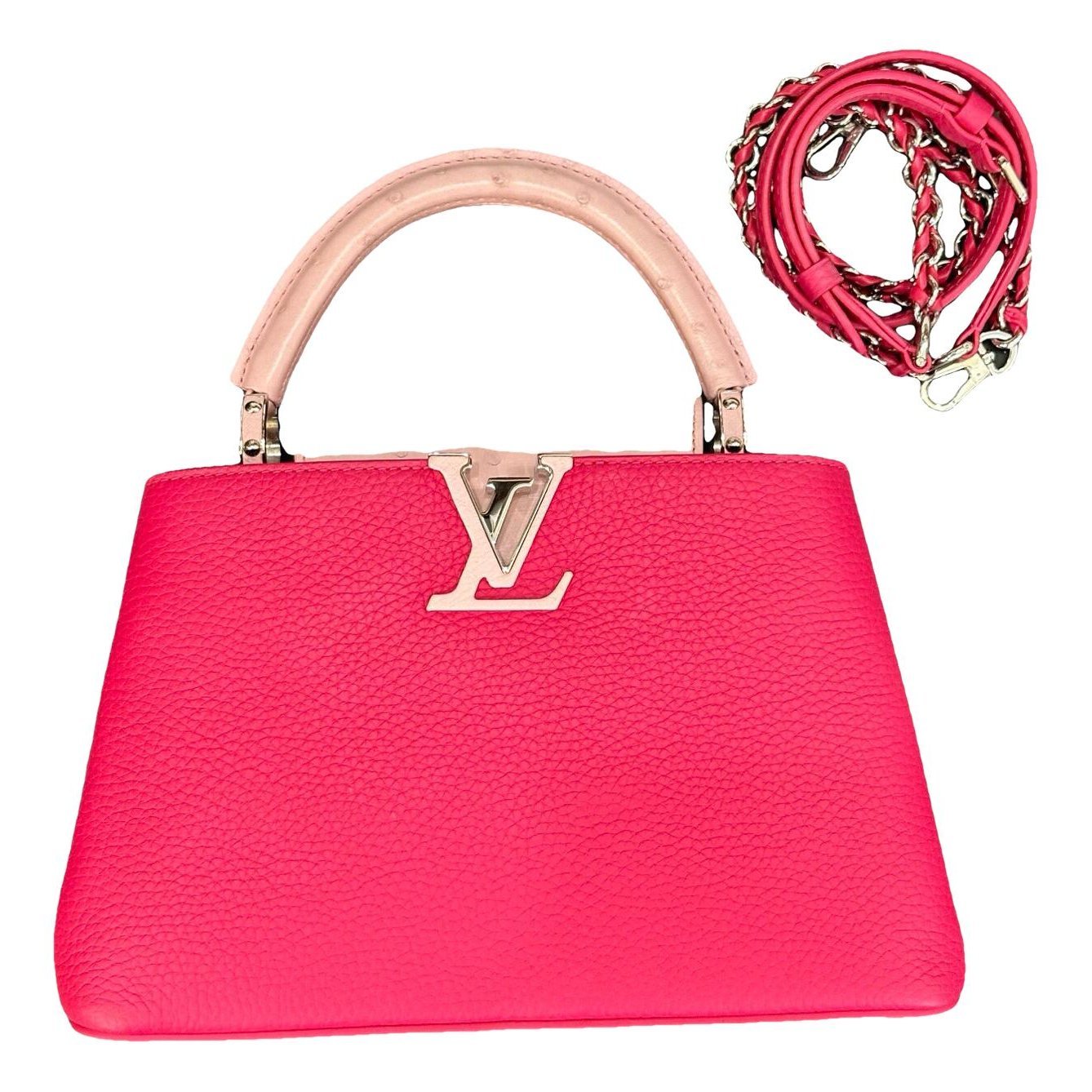 Capucines leather handbag