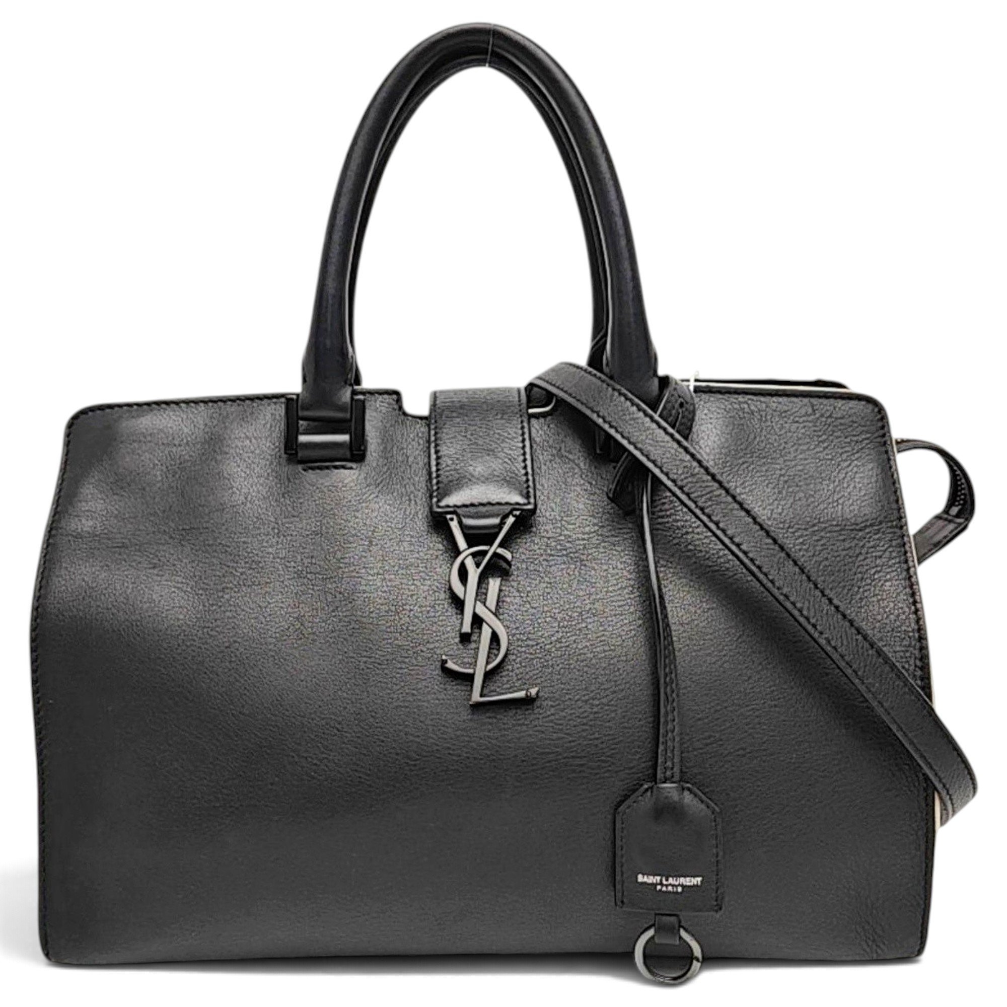 Cabas Rive Gauche leather handbag