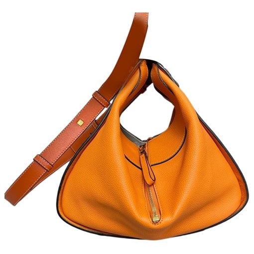 Hammock leather handbag
