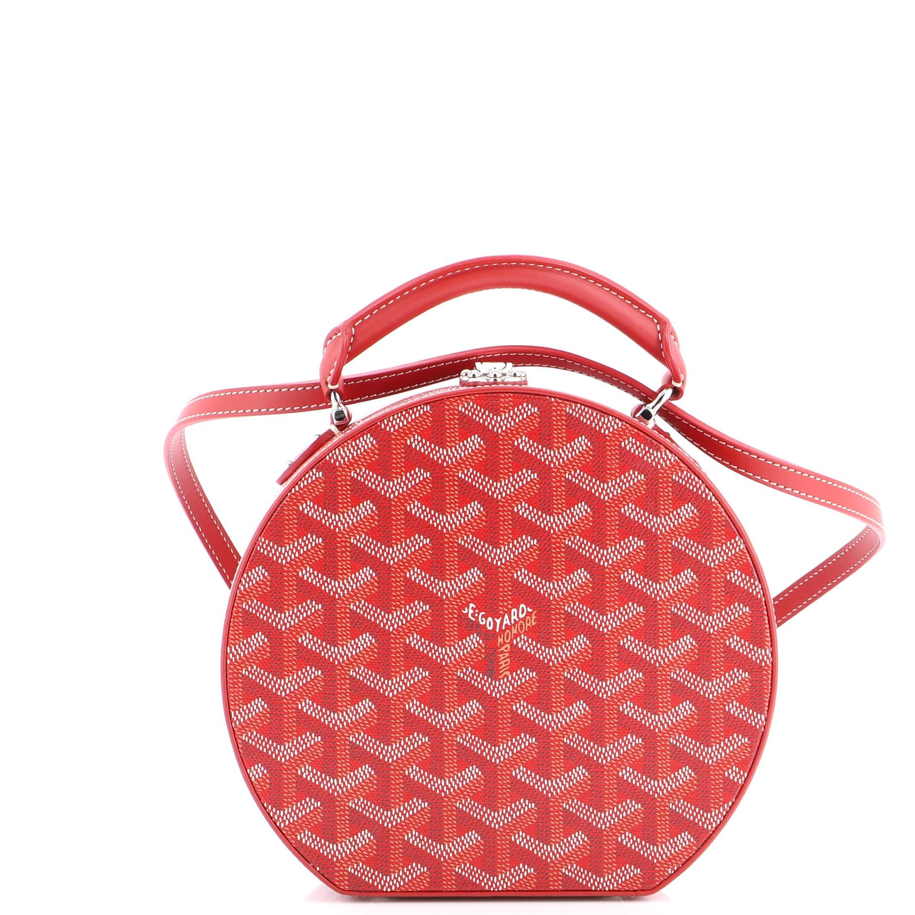 Goyard Alto Hatbox Bag Coated Canvas