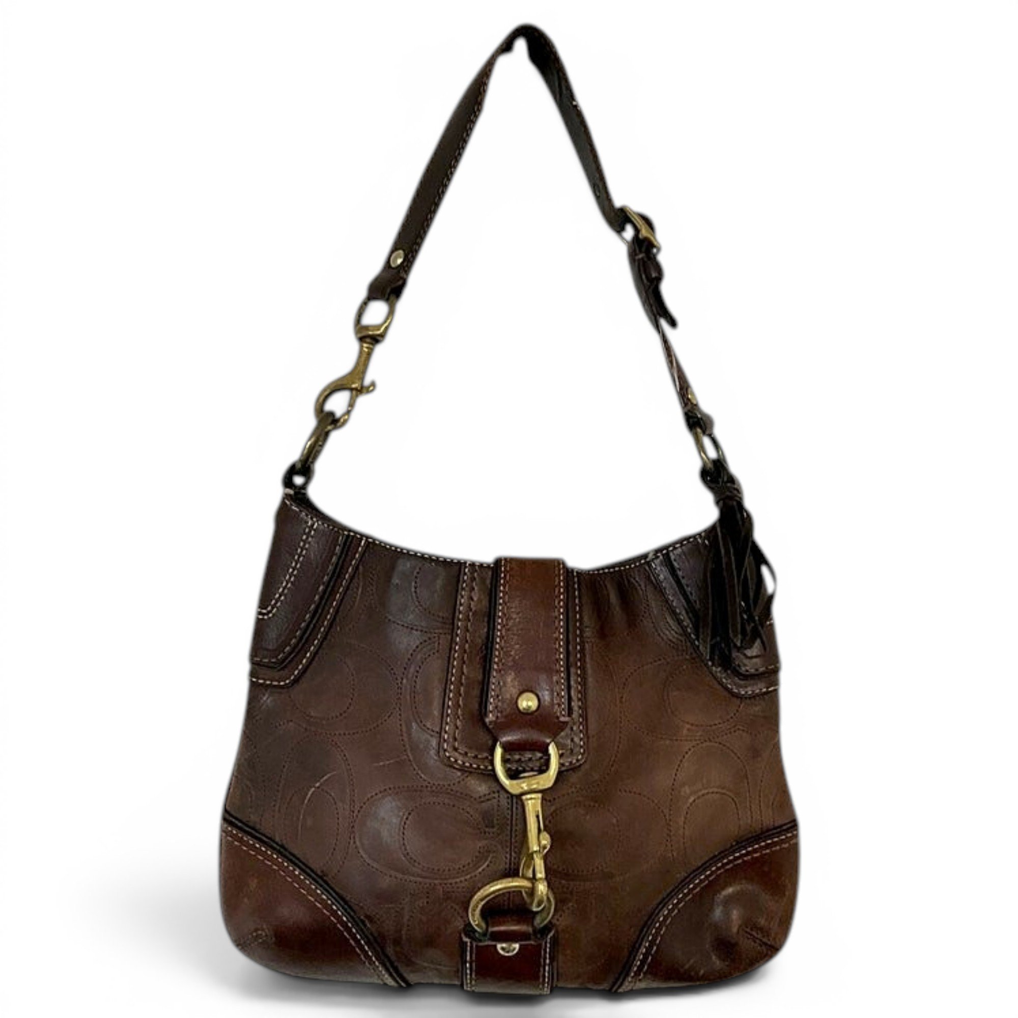 Leather handbag
