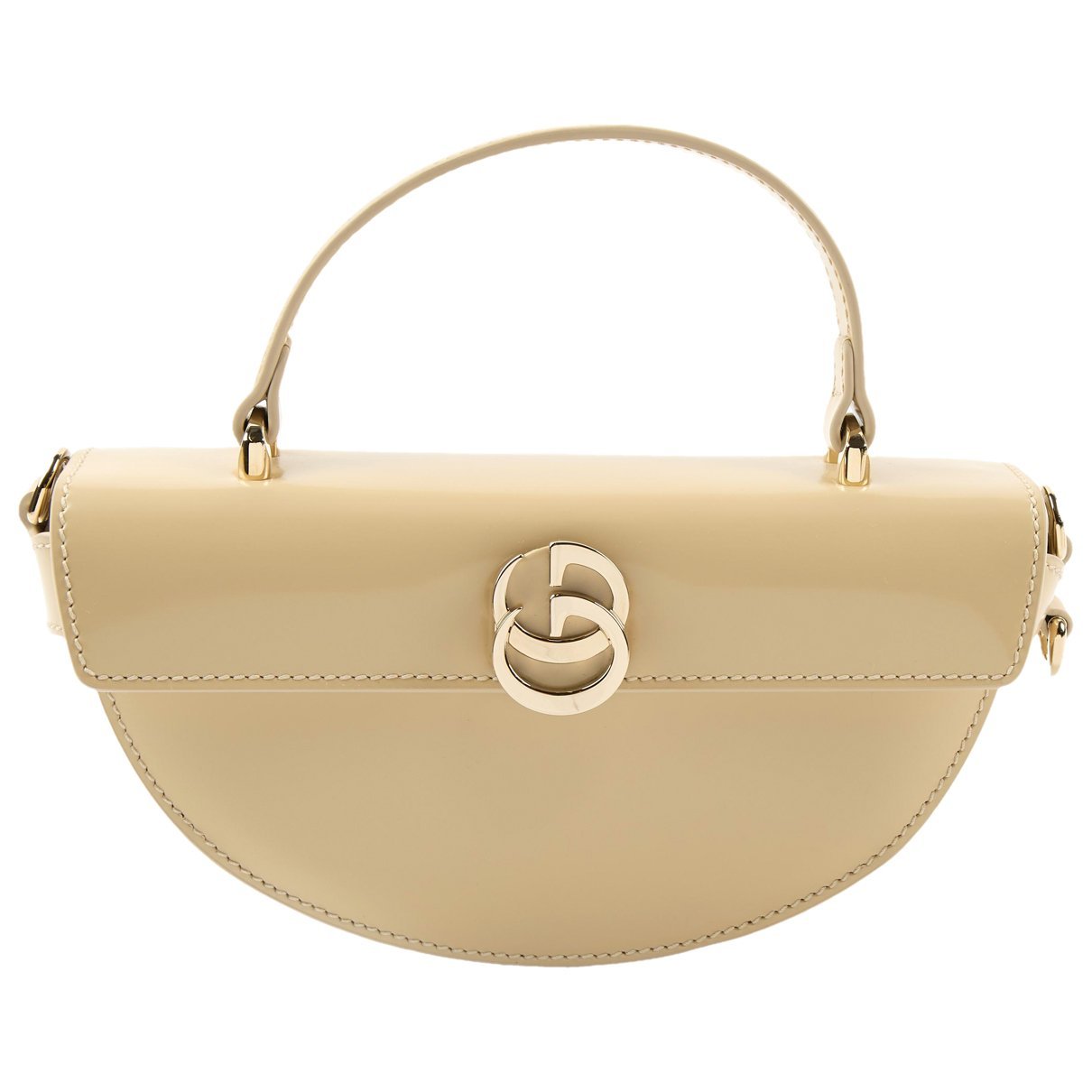 Patent leather handbag