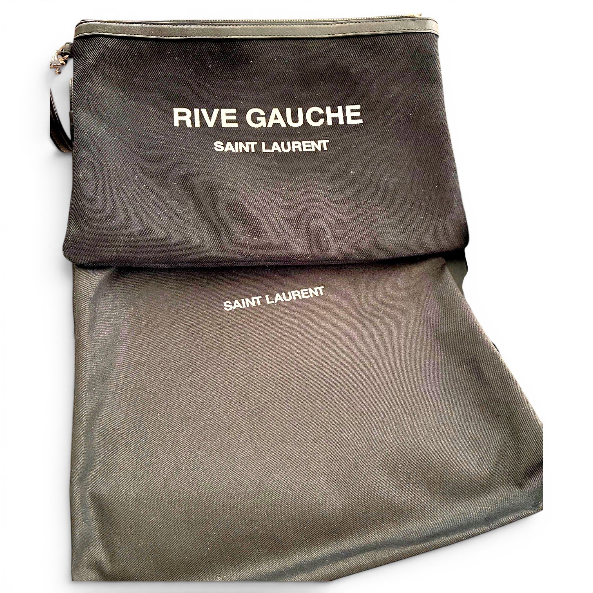 Rive Gauche cloth clutch bag