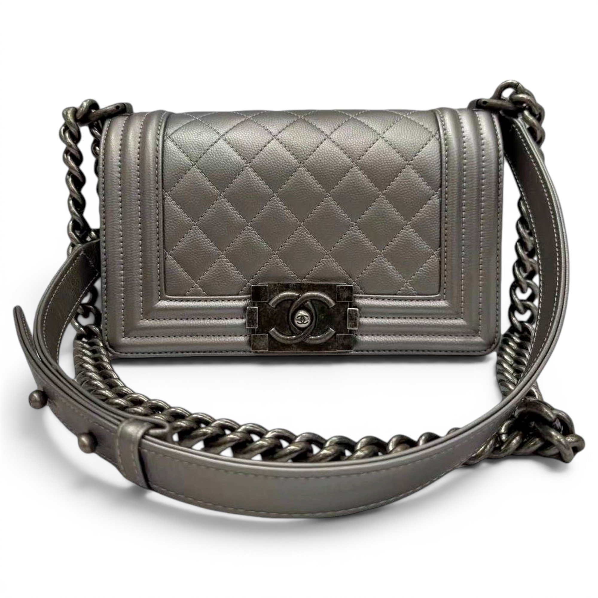 Boy leather handbag