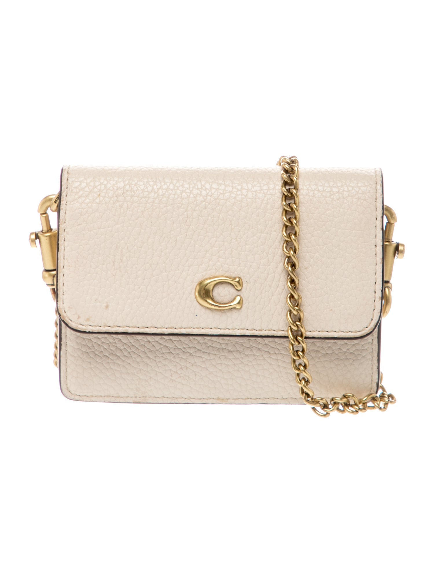 Leather Half Flap Card Case Mini