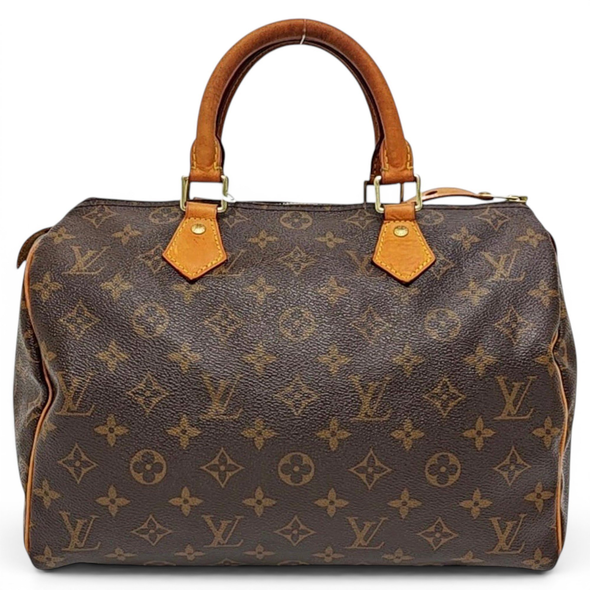 Speedy leather handbag